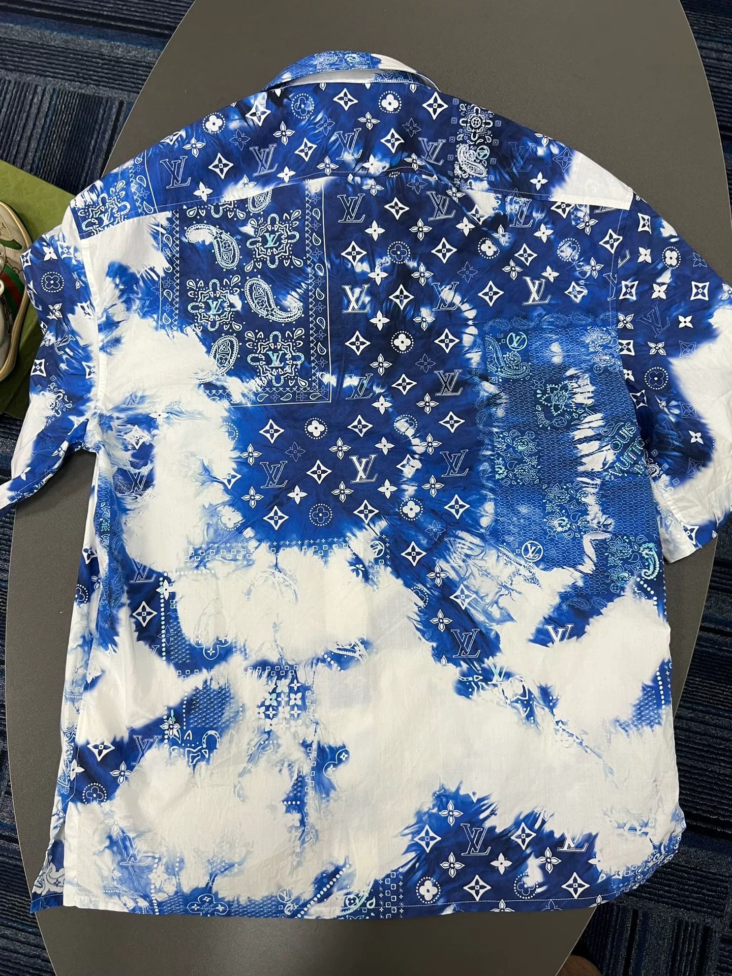 Louis Vuitton lv blue cloud logo short sleeve shirt Size US XS / EU 42 / 0 - 2 Thumbnail