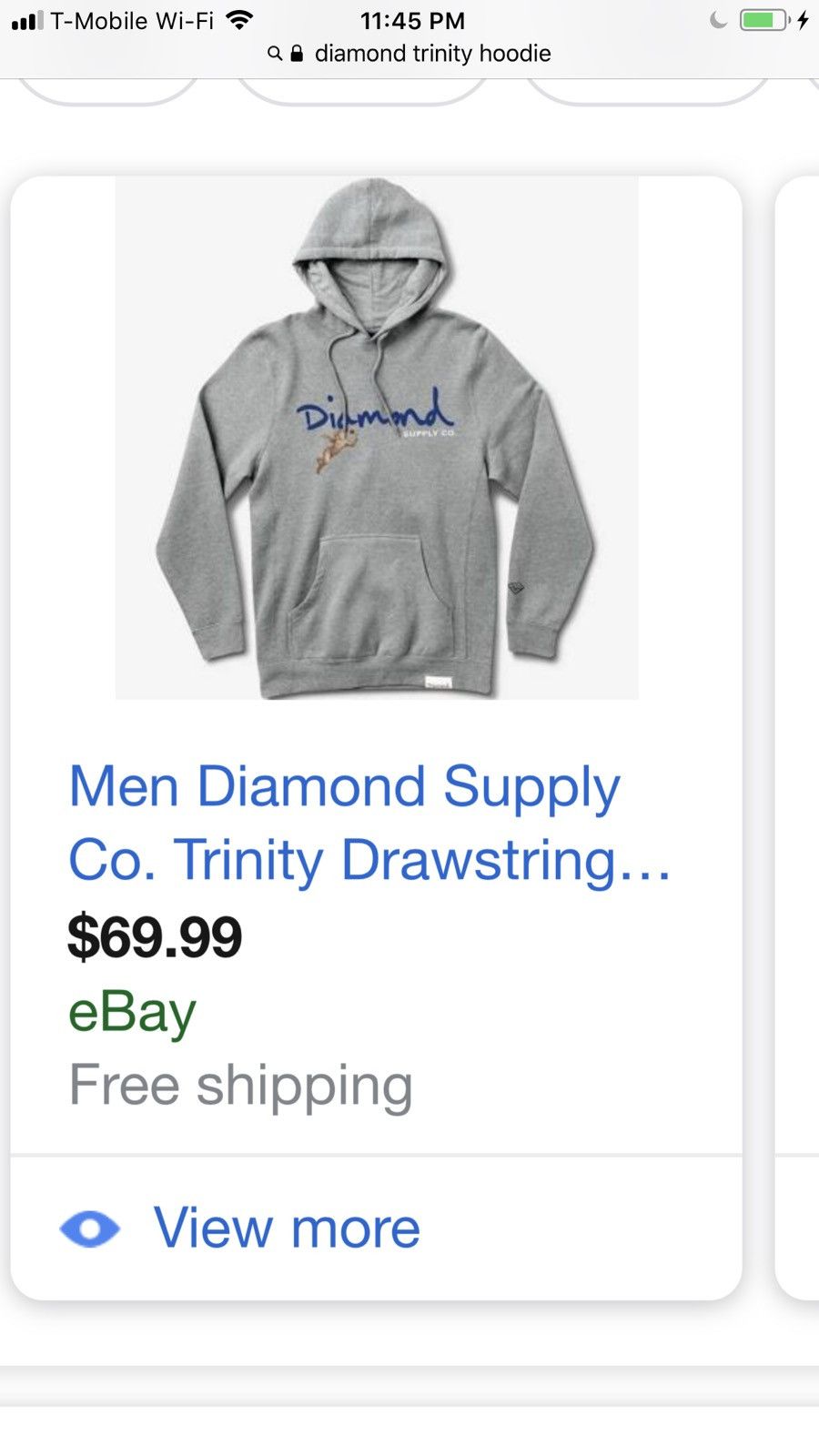 Diamond supply trinity on sale hoodie