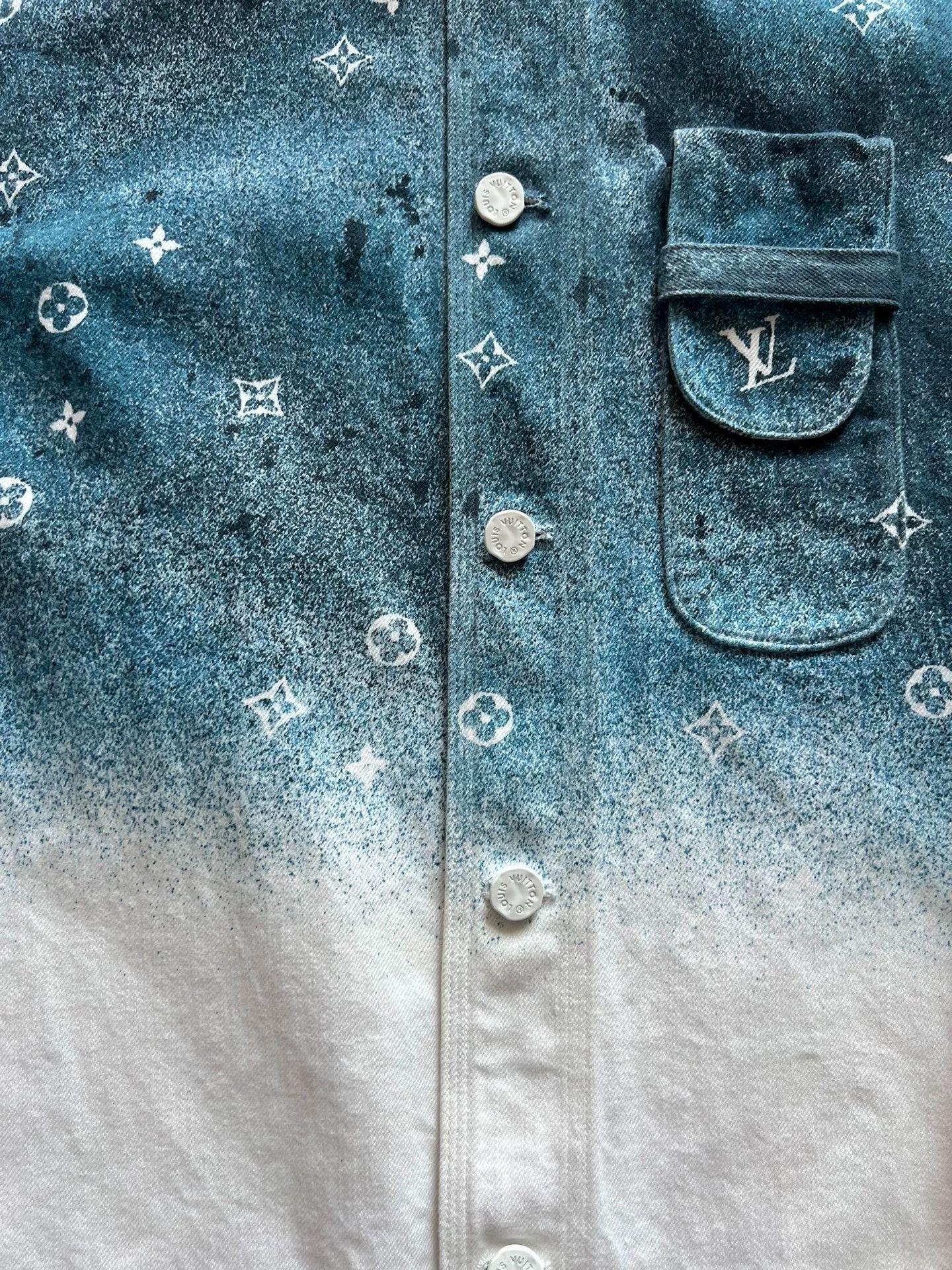 Louis Vuitton LV Starry Ink Denim Jacket in Blue Size US L / EU 52-54 / 3 - 5 Thumbnail