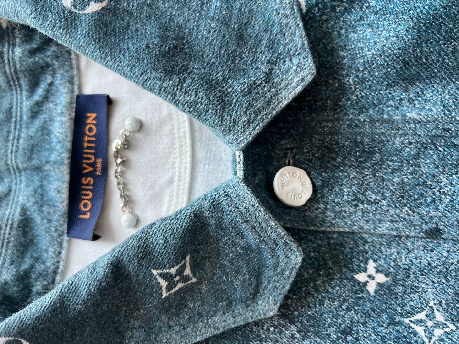 Louis Vuitton LV Starry Ink Denim Jacket in Blue Size US L / EU 52-54 / 3 - 2 Thumbnail