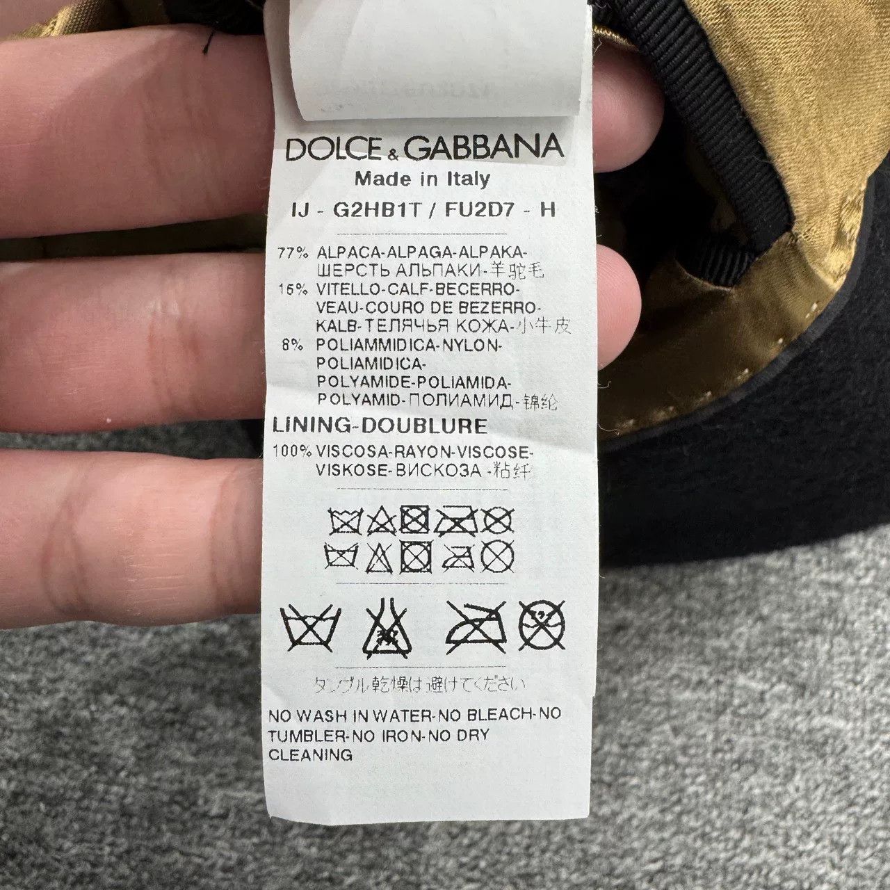 Dolce & Gabbana dg alpaca wool hunting jacket Size US L / EU 52-54 / 3 - 5 Thumbnail