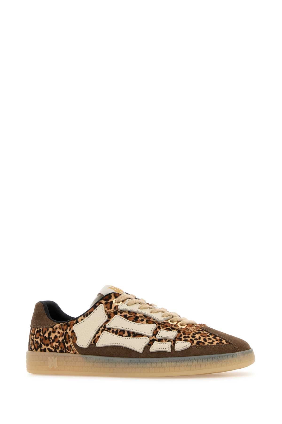 Amiri Multicolor Calf Hair And Suede Sneakers Size US 7 / EU 40 - 2 Thumbnail