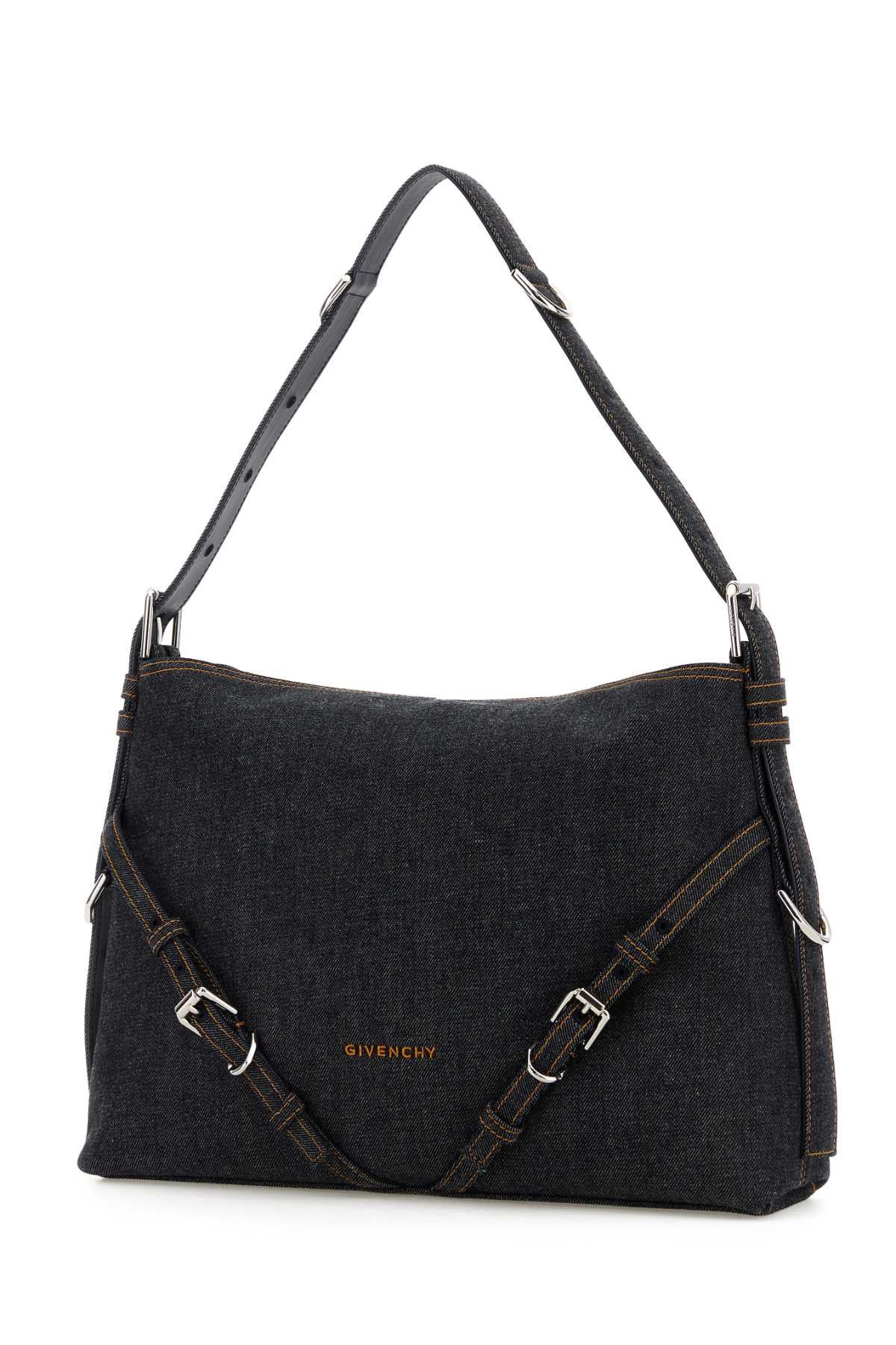 Givenchy Denim Medium Voyou Shoulder Bag Size ONE SIZE - 2 Thumbnail