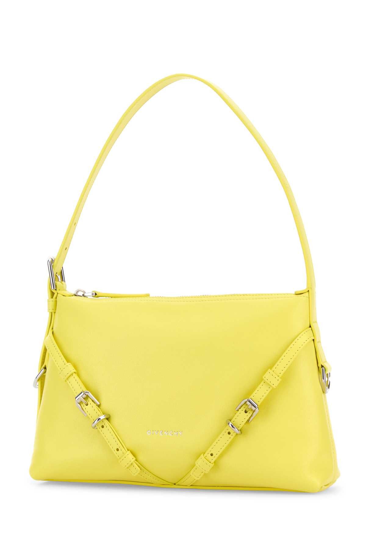 Givenchy Yellow Leather Mini Voyou Shoulder Bag Size ONE SIZE - 2 Thumbnail