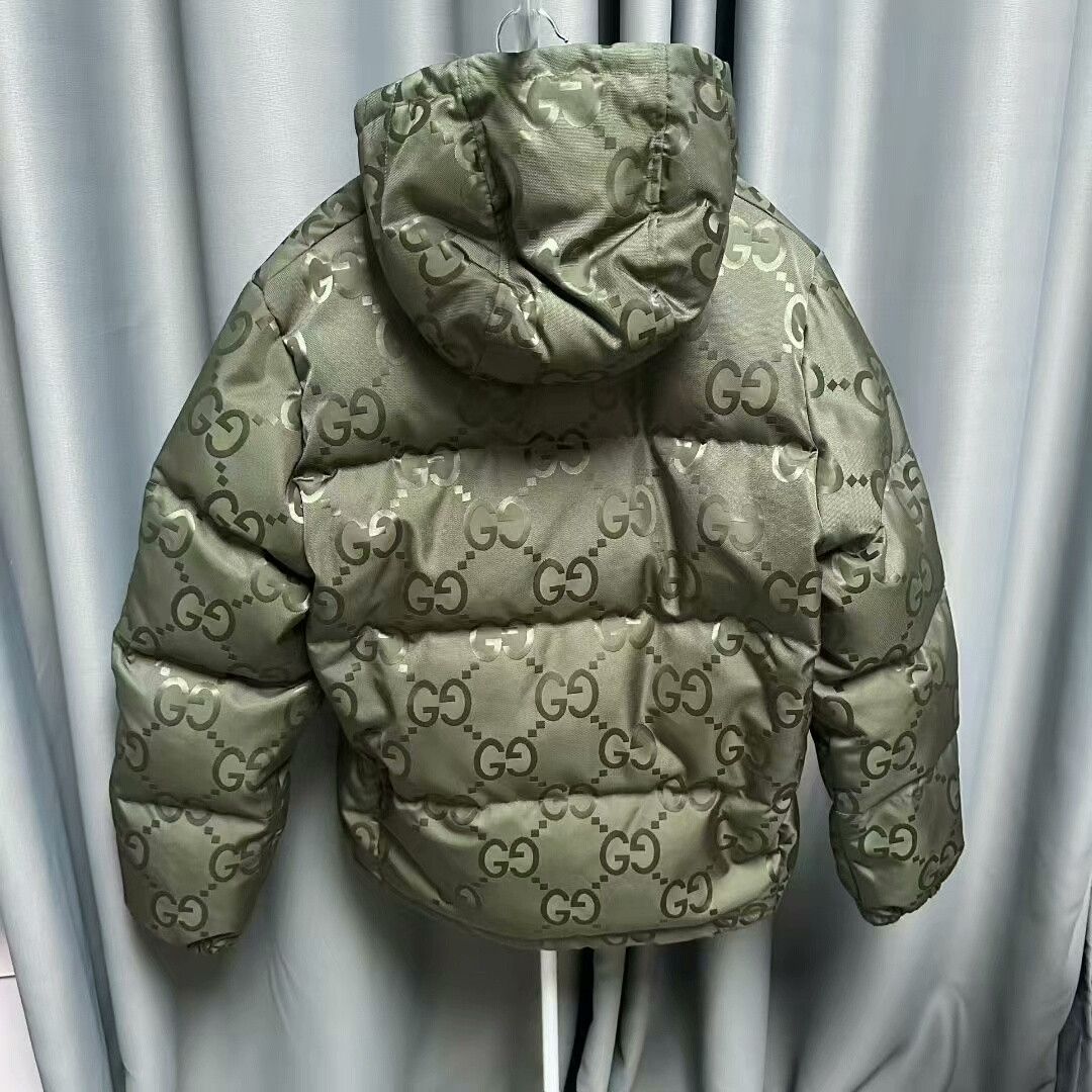 Gucci gucci fw22 logo zip puffer jacket green Size US M / EU 48-50 / 2 - 2 Thumbnail