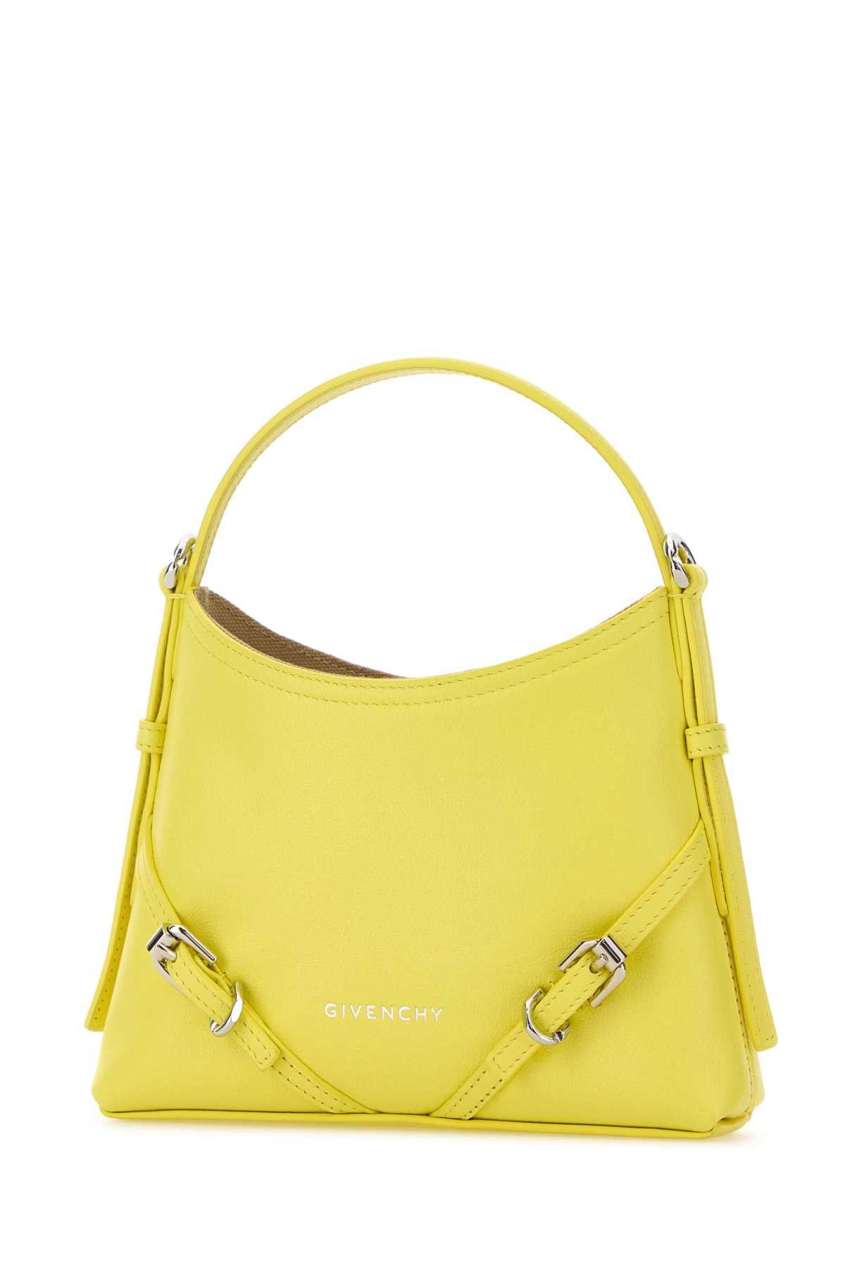 Givenchy Yellow Leather Nano Voyou Handbag Size ONE SIZE - 2 Thumbnail