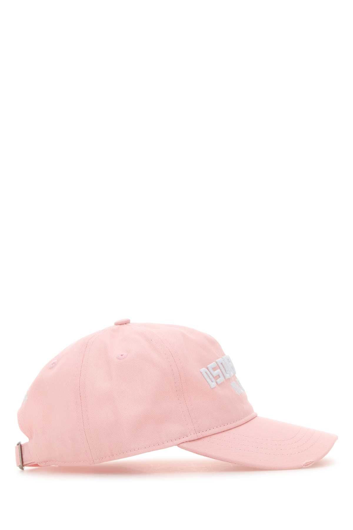 Dsquared2 Pink Cotton Baseball Cap Size ONE SIZE - 2 Thumbnail
