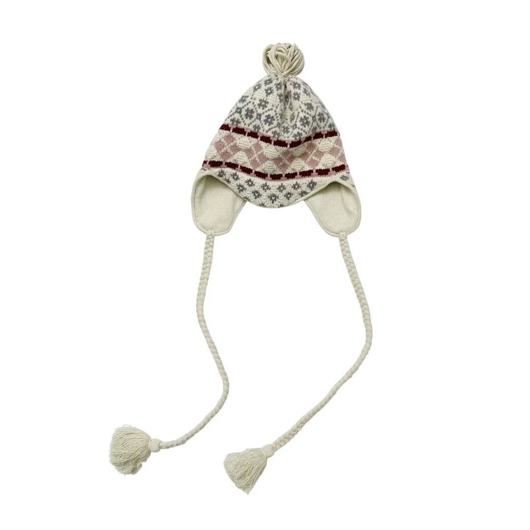 Miu Miu Miu Miu Fair Isle Knit Earflap Hat Size ONE SIZE - 2 Thumbnail