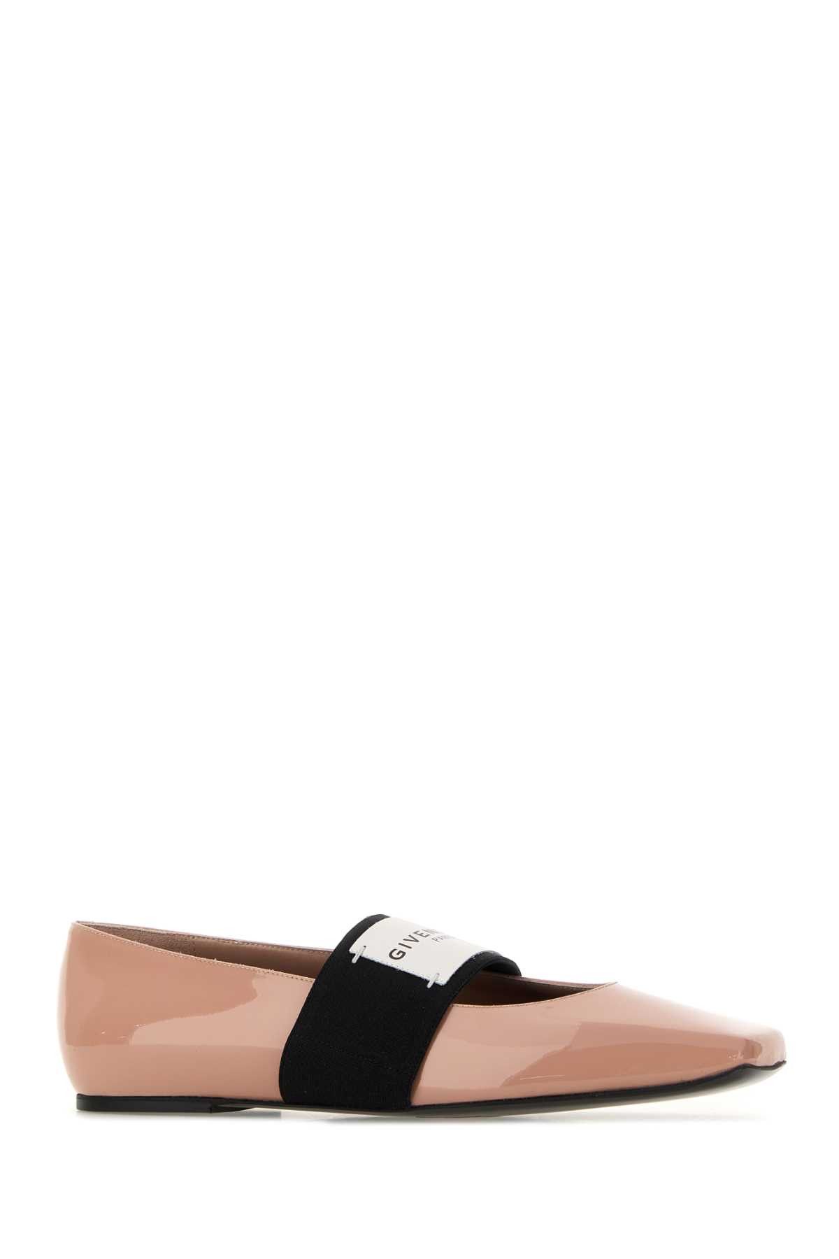 Givenchy Pink Leather Squared Ballerinas Size US 6 / IT 36 - 2 Thumbnail