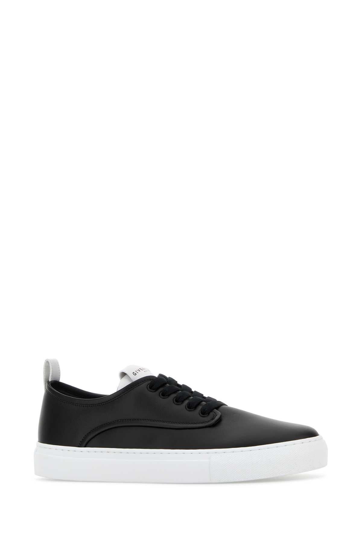 Givenchy Black Leather New City Sneakers Size US 10 / EU 43 - 2 Thumbnail
