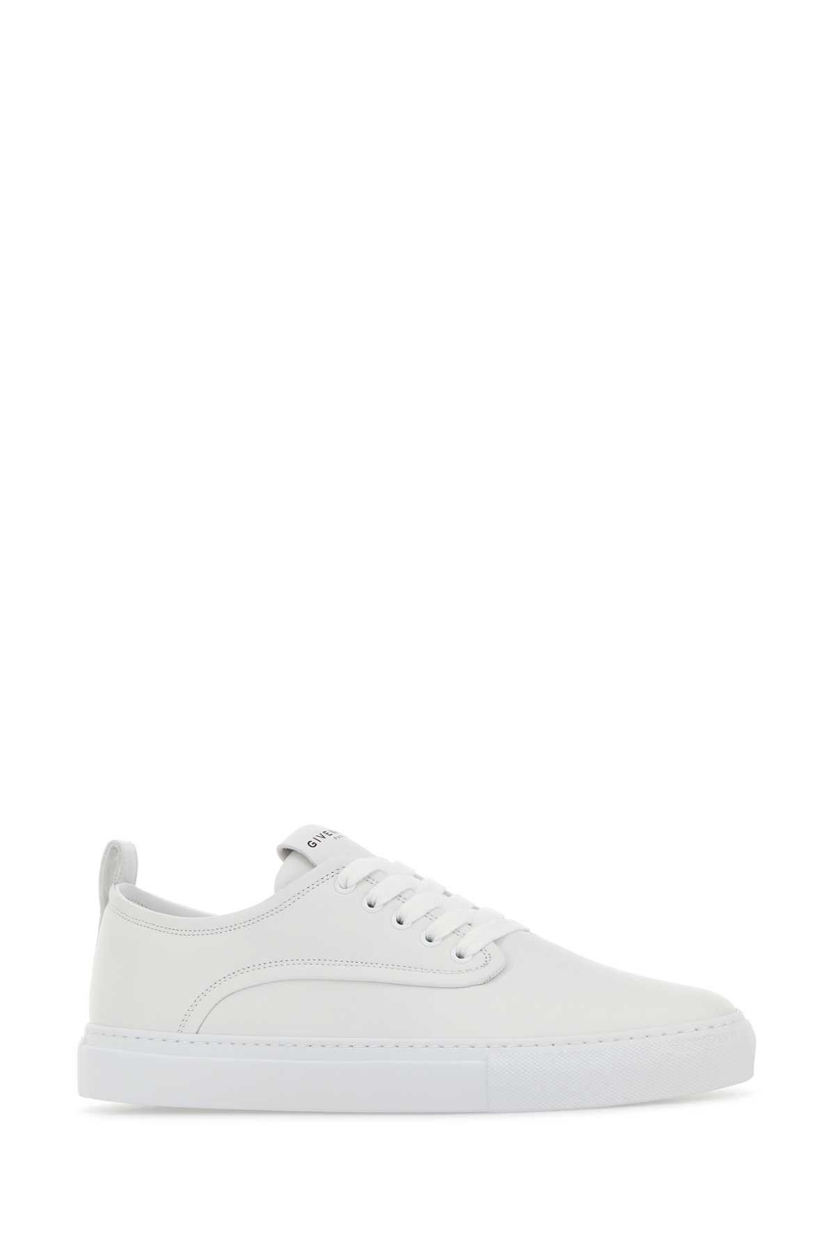 Givenchy White Leather New City Sneakers Size US 11 / EU 44 - 2 Thumbnail