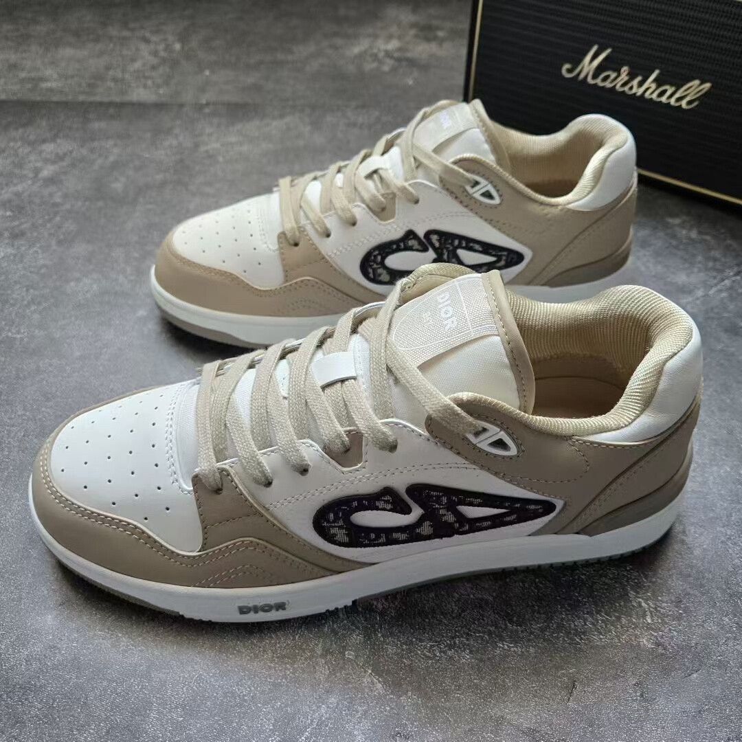 Dior dior b57 white brown sneakers Size US 7.5 / EU 40-41 - 2 Thumbnail