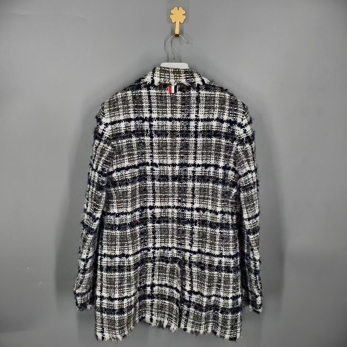 Thom Browne thom browne checked woven coat Size US M / EU 48-50 / 2 - 2 Thumbnail