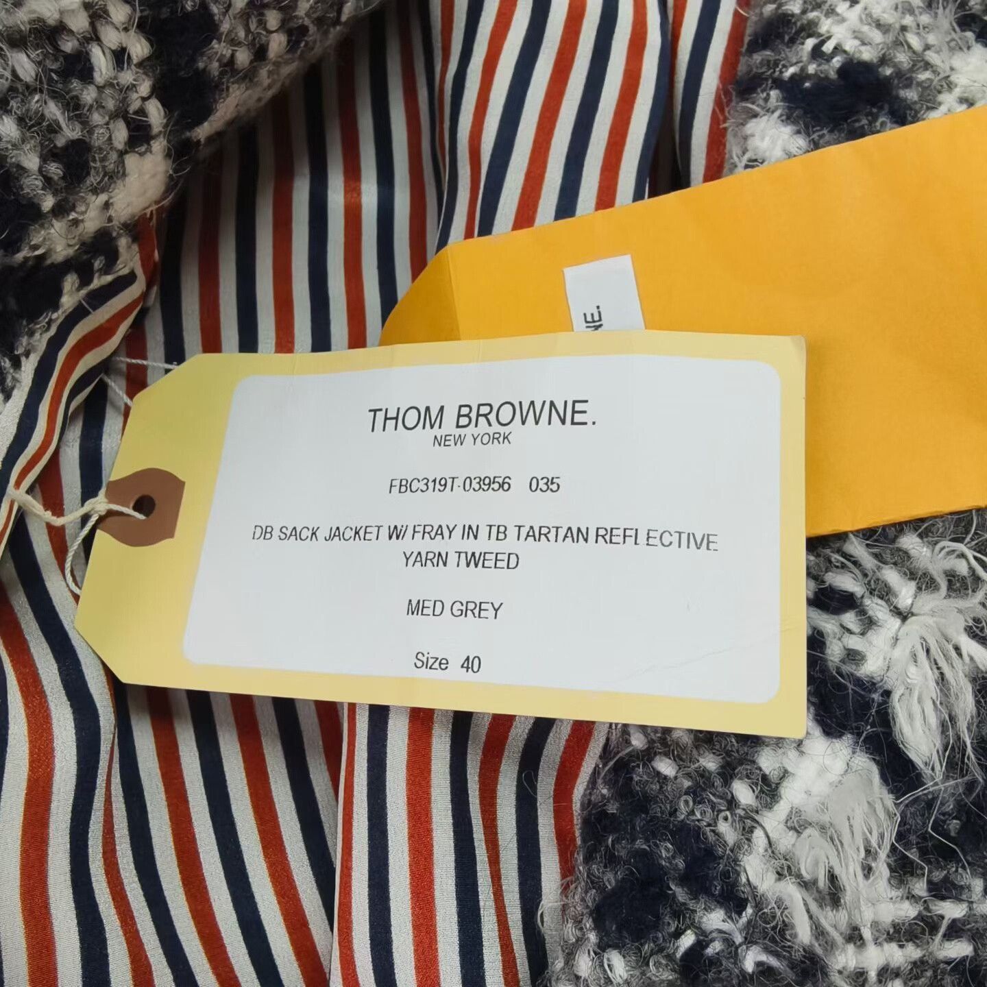 Thom Browne thom browne checked woven coat Size US M / EU 48-50 / 2 - 7 Thumbnail
