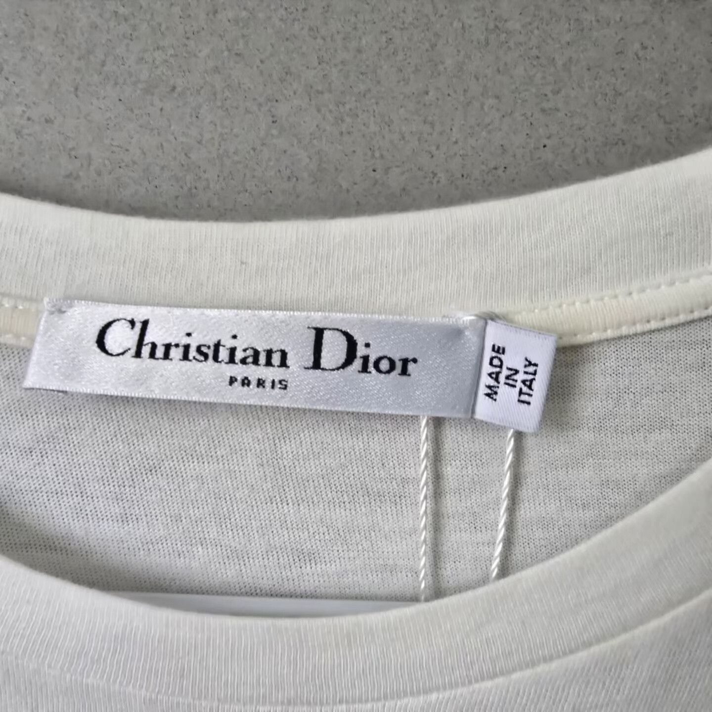 Dior Dior White Striped Short Sleeve T-Shirt Size XS / US 0-2 / IT 36-38 - 3 Thumbnail
