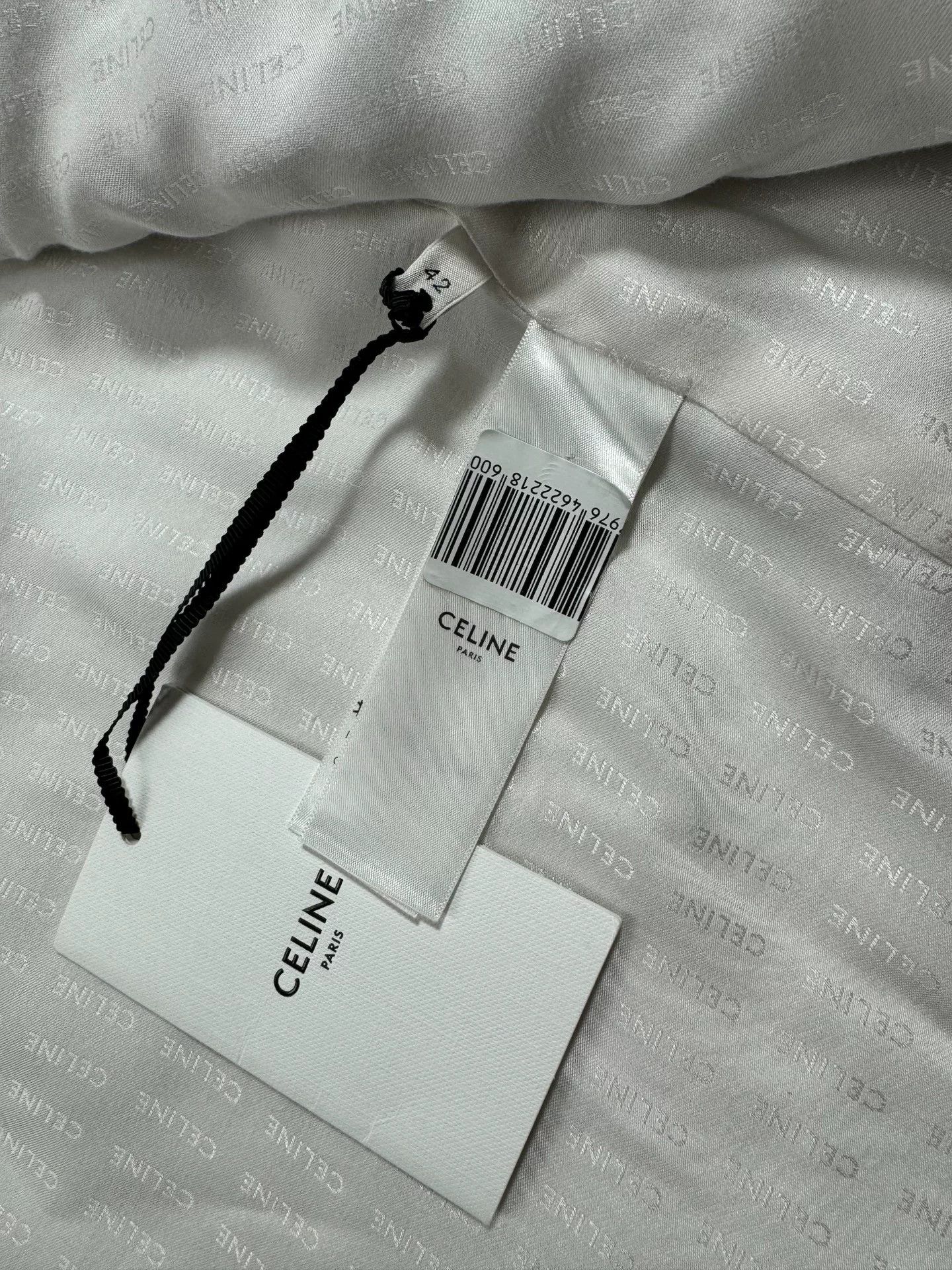 Celine celine light blue tweed jacket Size L / US 10 / IT 46 - 6 Thumbnail