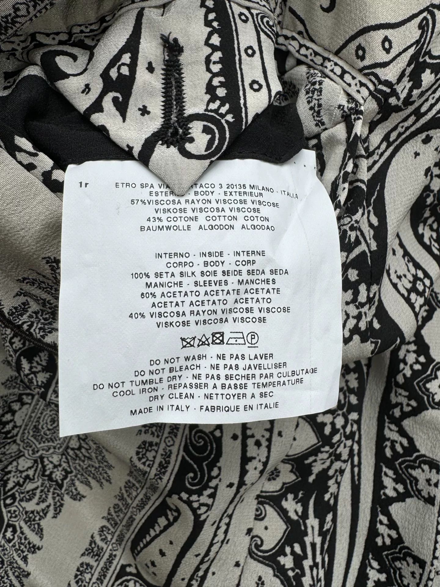 Etro etro patterned silk-lined coat Size L / US 10 / IT 46 - 7 Thumbnail