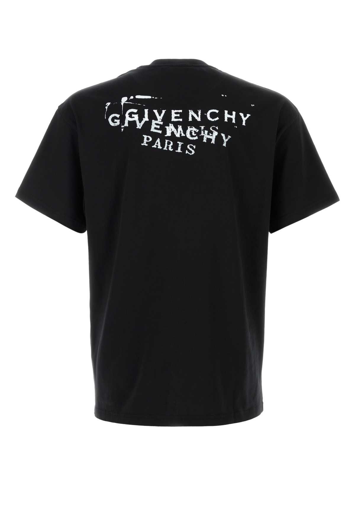 Givenchy Black Cotton T-Shirt Size US S / EU 44-46 / 1 - 2 Thumbnail