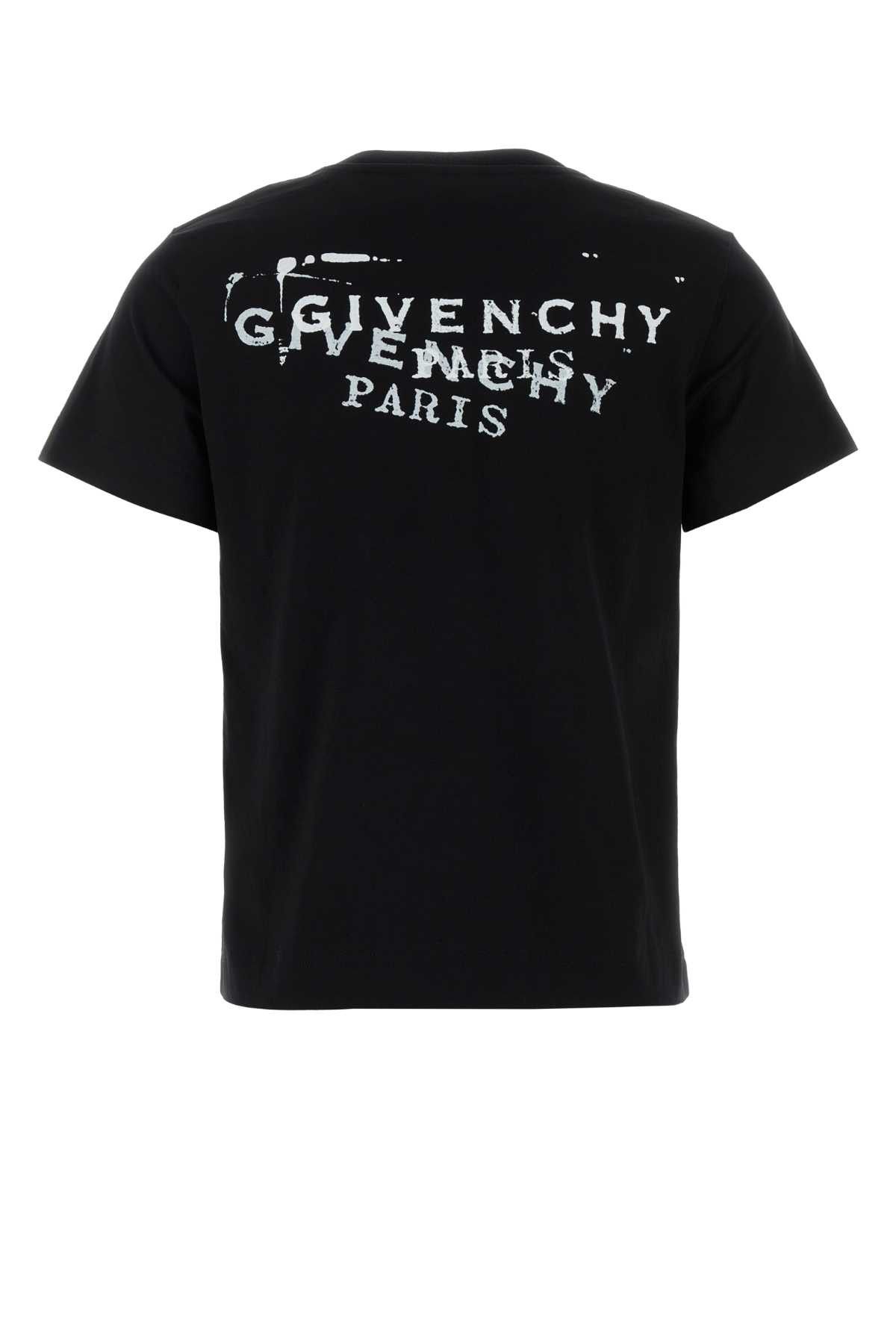 Givenchy Black Cotton T-Shirt Size M / US 6-8 / IT 42-44 - 2 Thumbnail