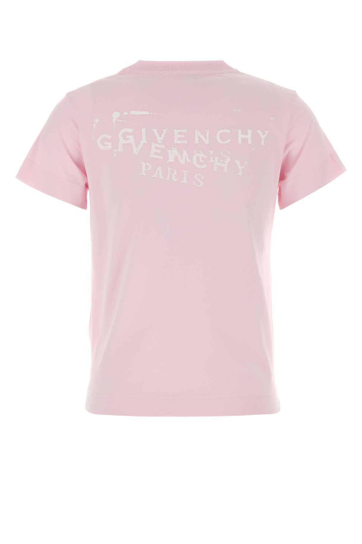 Givenchy Pink Cotton T-Shirt Size L / US 10 / IT 46 - 2 Thumbnail