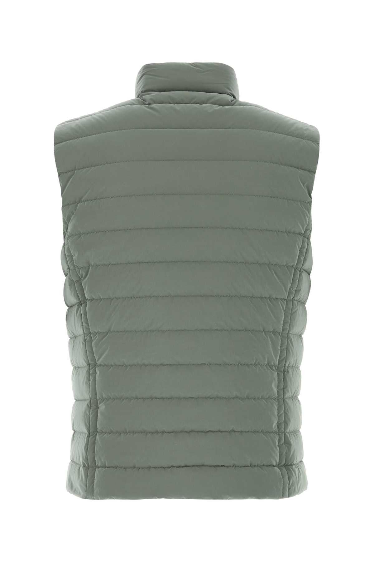 MooRER Sage Green Nylon Blend Calaf Sleeveless Down Jacket Size US M / EU 48-50 / 2 - 2 Thumbnail