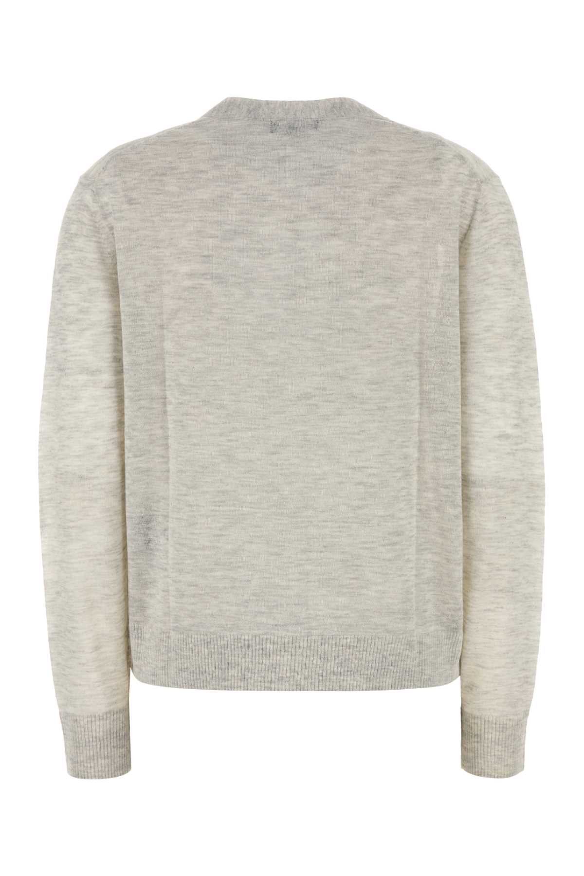 Soeur Grey Nylon Blend Gianna Cardigan Size M / US 6-8 / IT 42-44 - 2 Thumbnail
