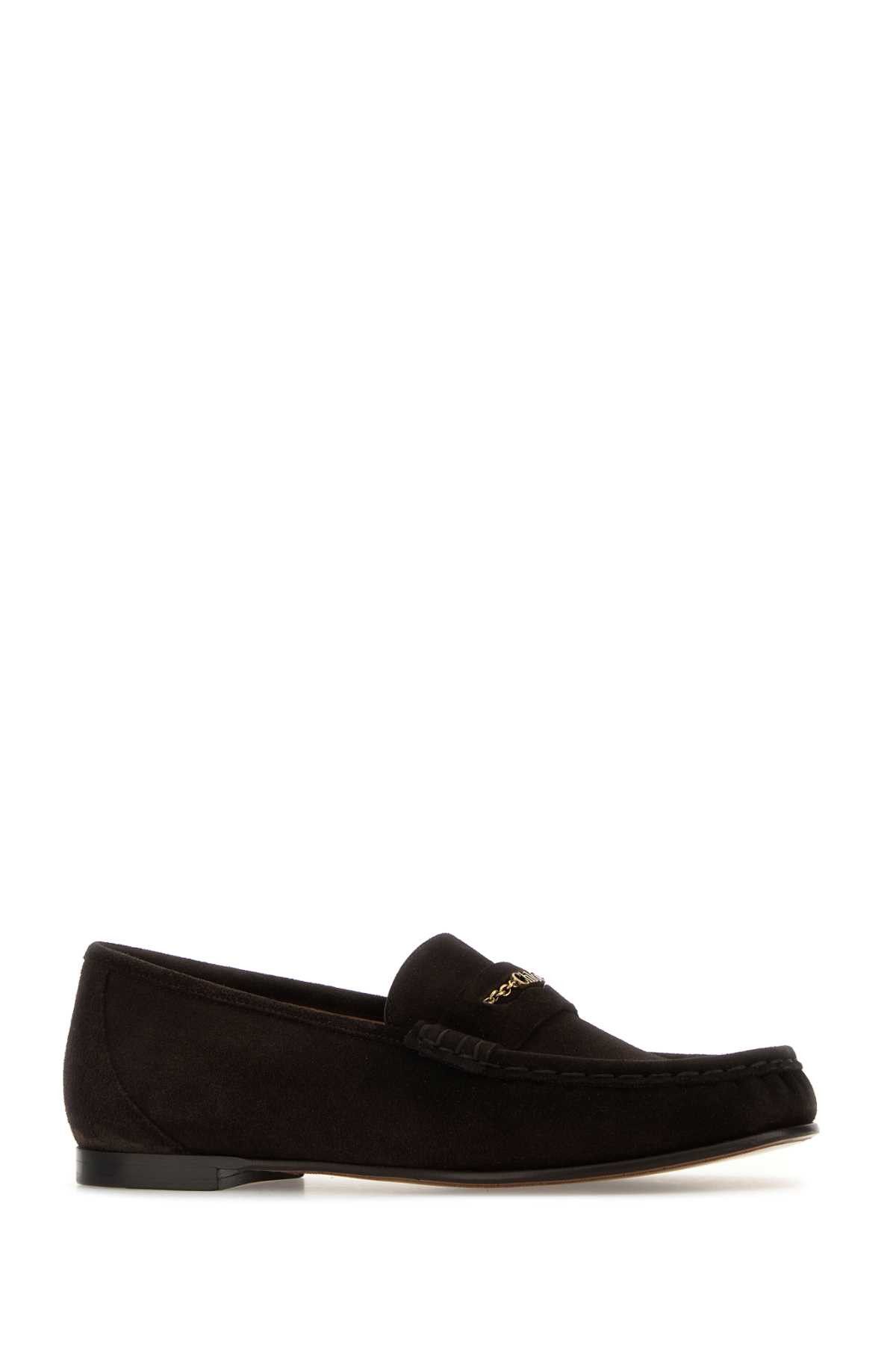 Chloe Dark Brown Suede Loafers Size US 6 / IT 36 - 2 Thumbnail