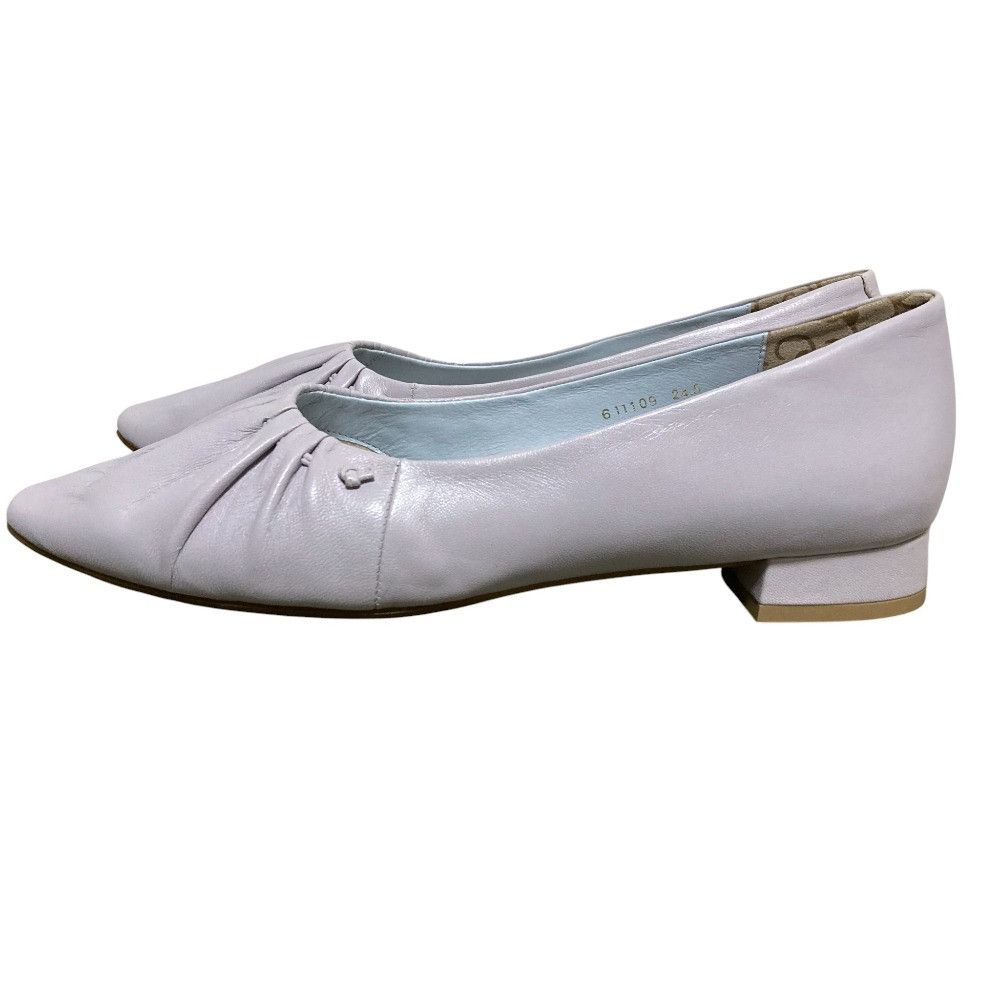 Other Other Himiko Gathered Flat Pumps Leather Shoes DUTY FREE for USA Size ONE SIZE - 3 Thumbnail