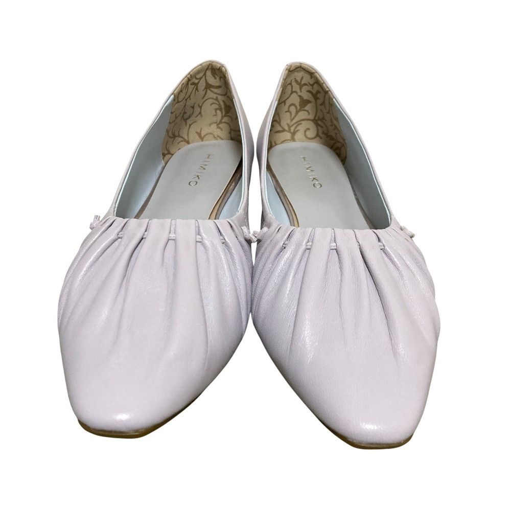 Other Other Himiko Gathered Flat Pumps Leather Shoes DUTY FREE for USA Size ONE SIZE - 2 Thumbnail