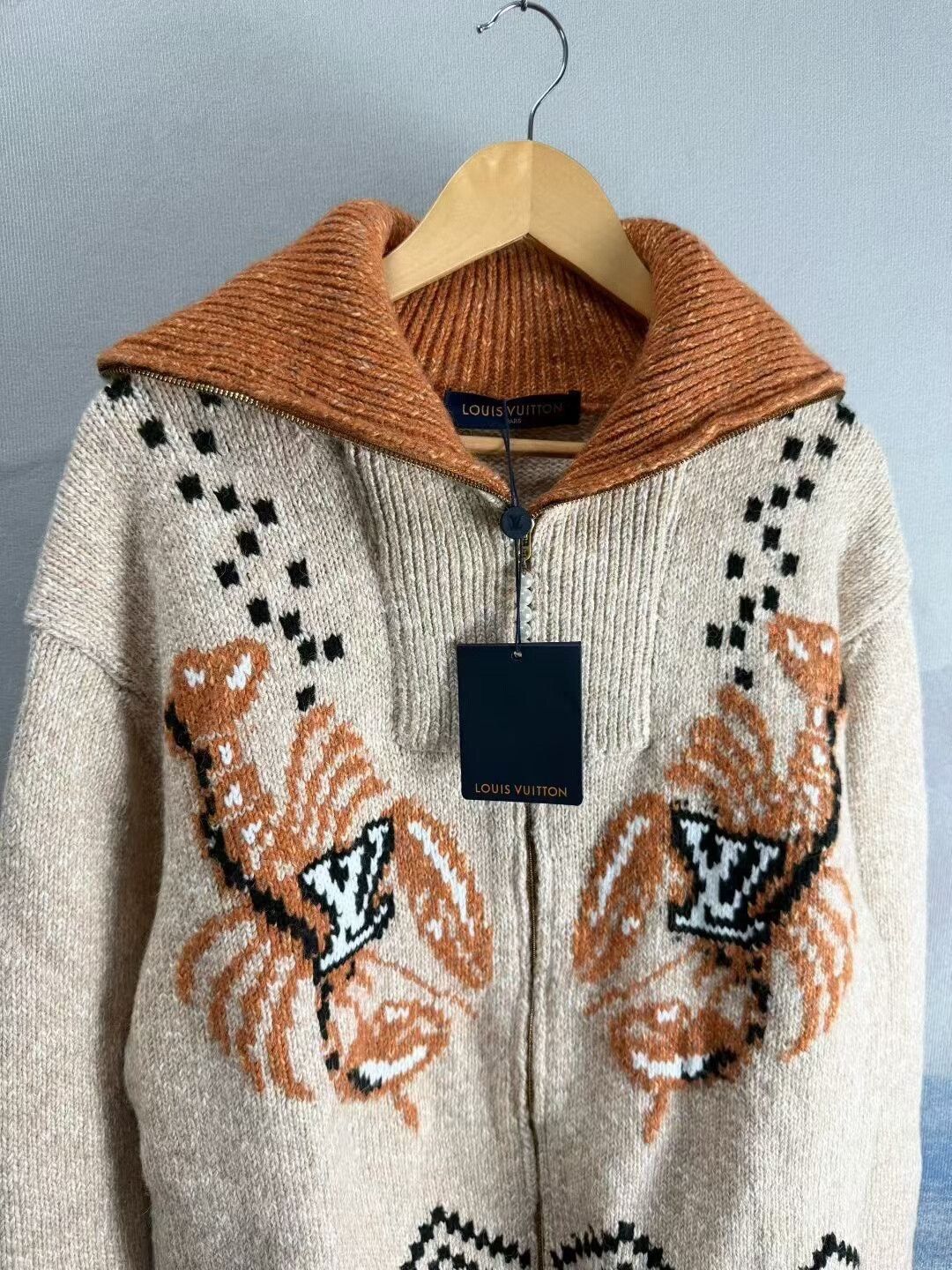 Louis Vuitton louis vuitton nigo beige floral knit jacket Size US XL / EU 56 / 4 - 3 Thumbnail