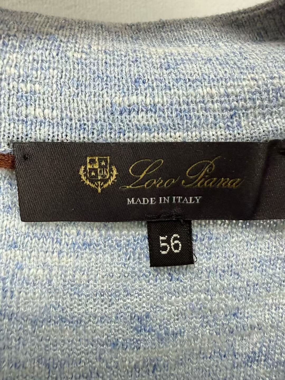 Loro Piana Loro Piana Misty Blue Linen Polo Shirt Size US XXL / EU 58 / 5 - 5 Thumbnail