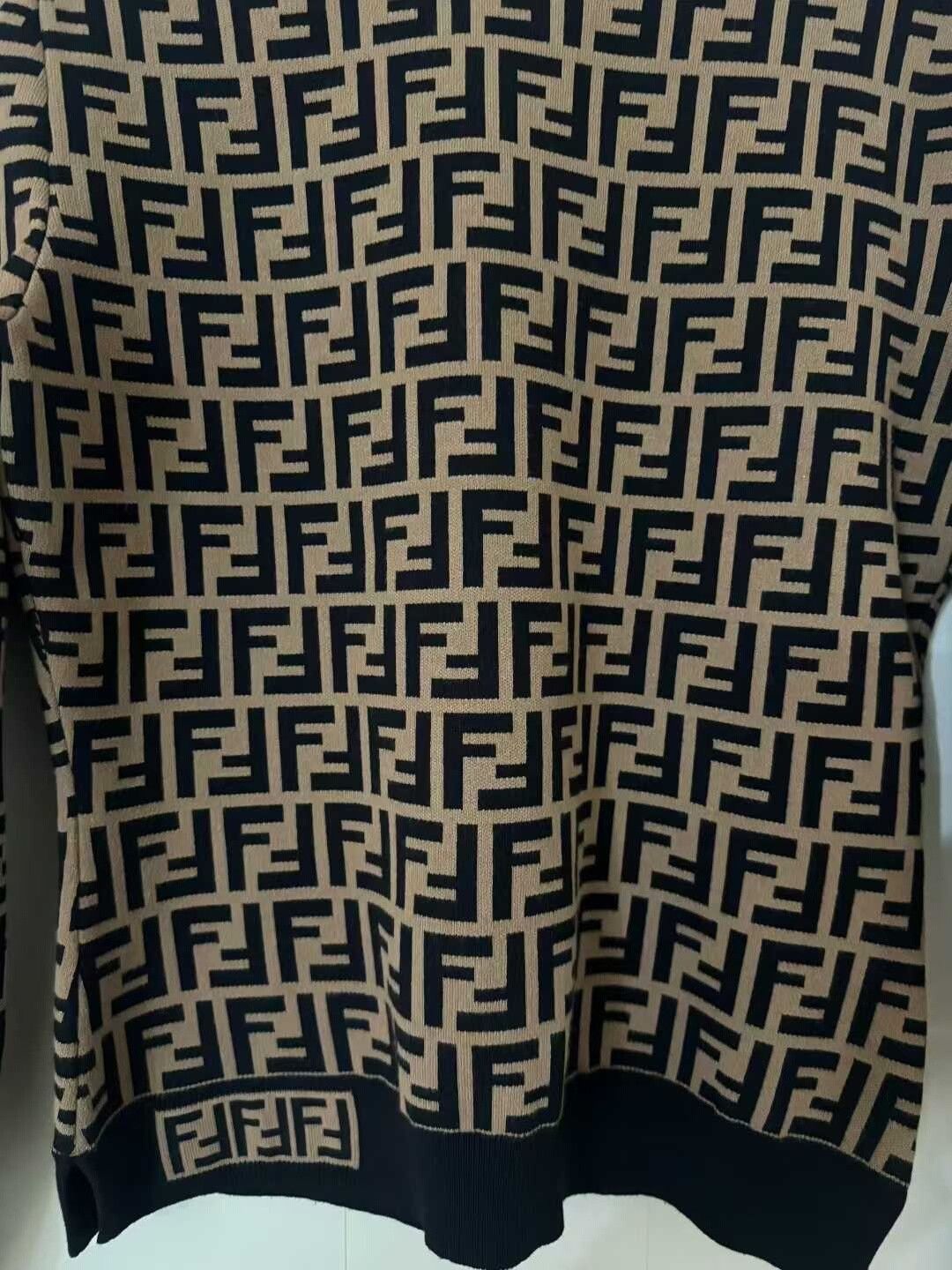 Fendi Fendi Brown Monogram Long Sleeve Sweater Size M / US 6-8 / IT 42-44 - 4 Thumbnail