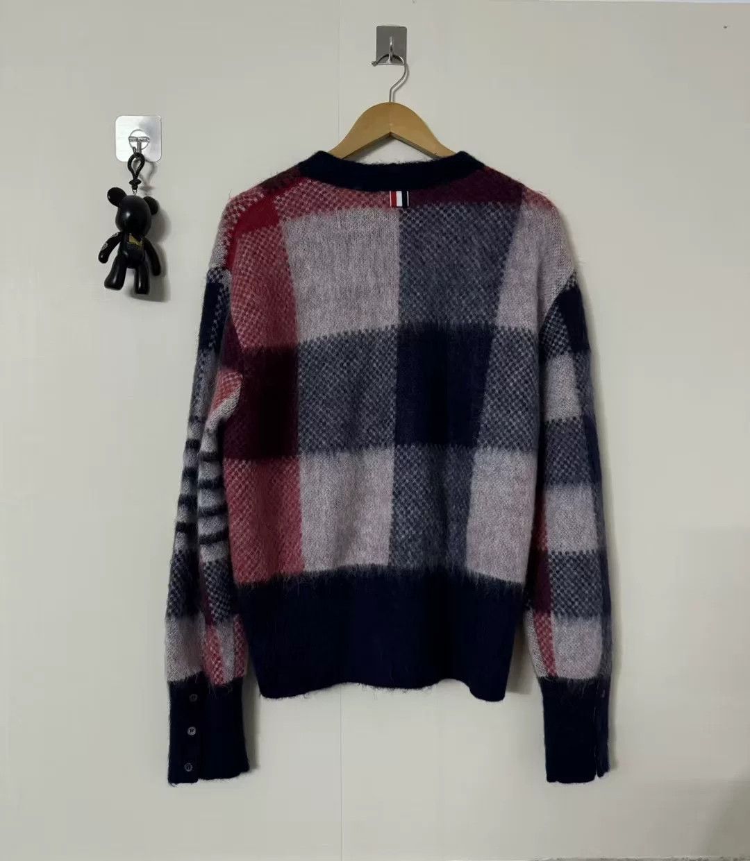 Thom Browne thom browne plaid mohair sweater Size US M / EU 48-50 / 2 - 2 Thumbnail