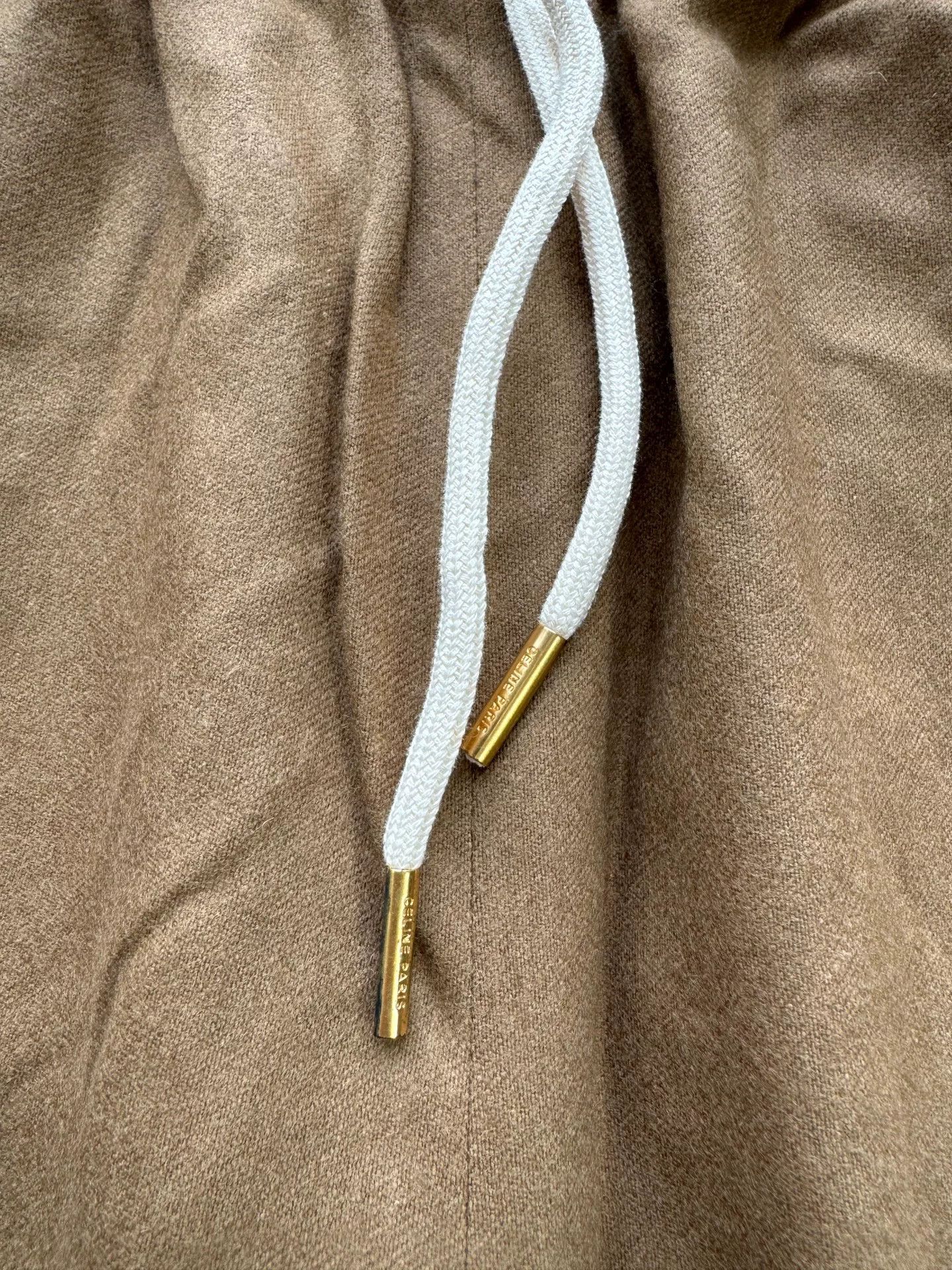 Celine celine beige cashmere casual pants Size 38" / US 16 / IT 52 - 4 Thumbnail
