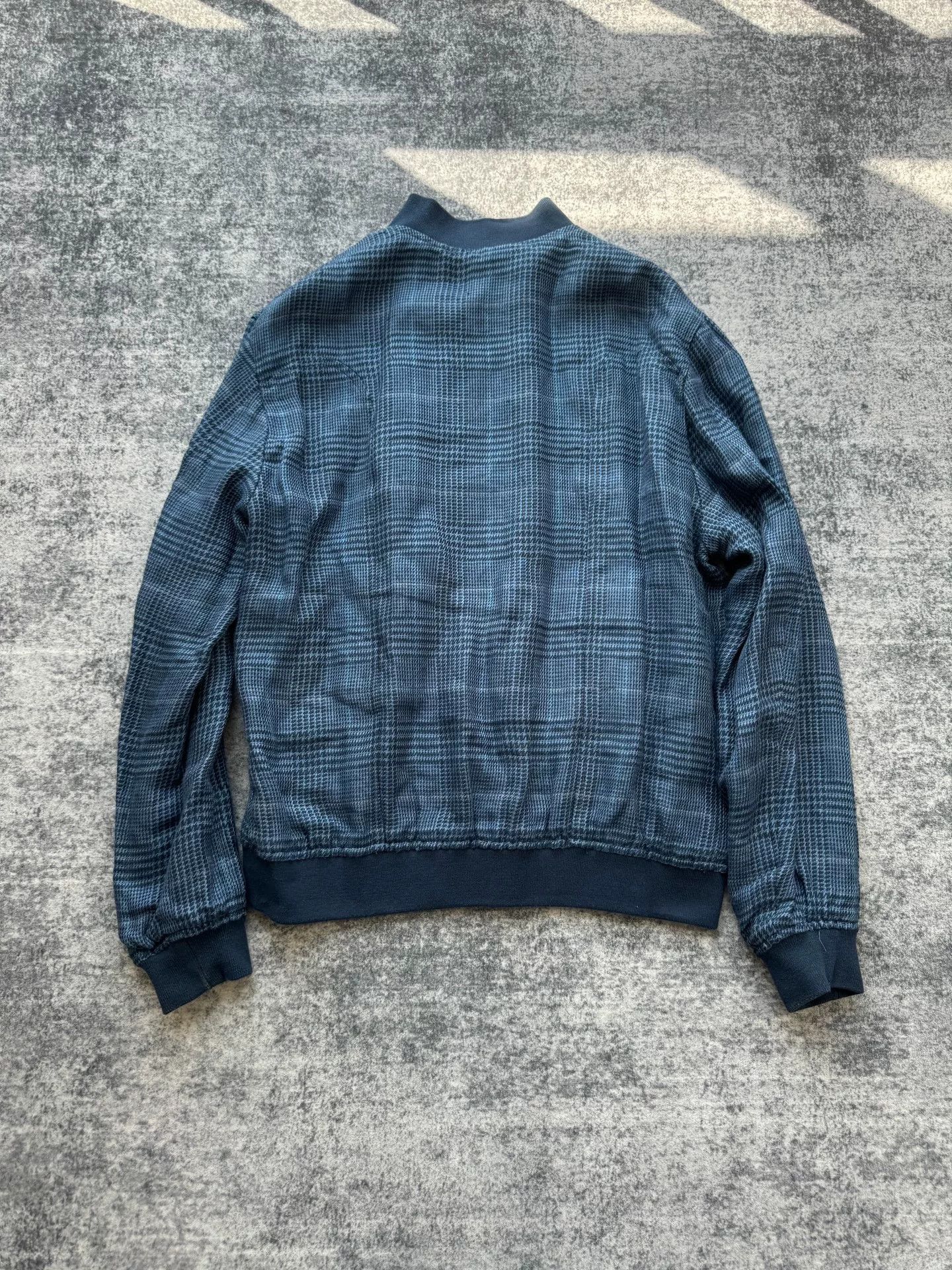 Etro reversible blue silk linen check jacket Size US L / EU 52-54 / 3 - 4 Thumbnail