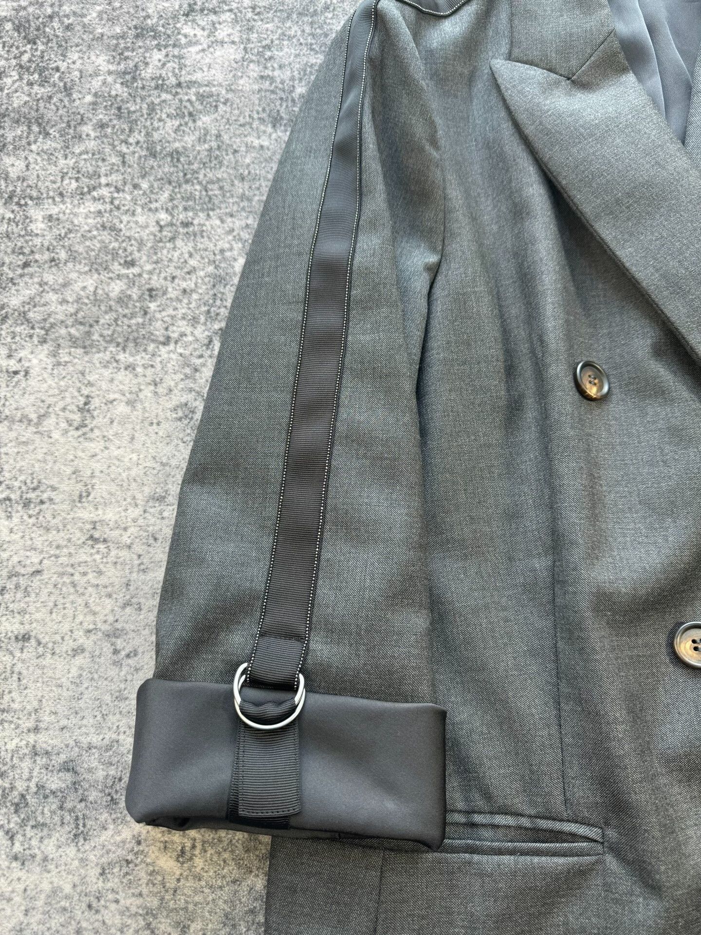 Brunello Cucinelli double-breasted wool jacket with beads Size US L / EU 52-54 / 3 - 3 Thumbnail