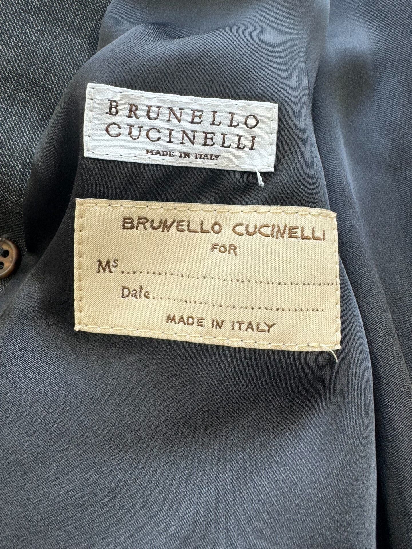 Brunello Cucinelli double-breasted wool jacket with beads Size US L / EU 52-54 / 3 - 5 Thumbnail