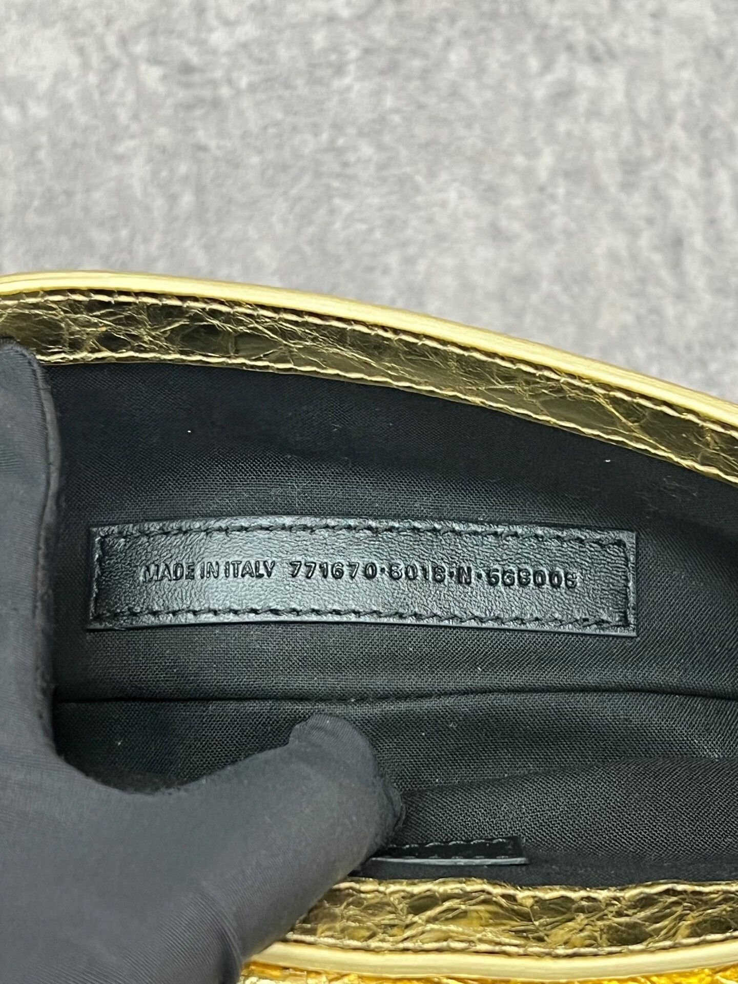 Balenciaga Balenciaga Gold Crystals Lecagole Bag Size ONE SIZE - 7 Thumbnail