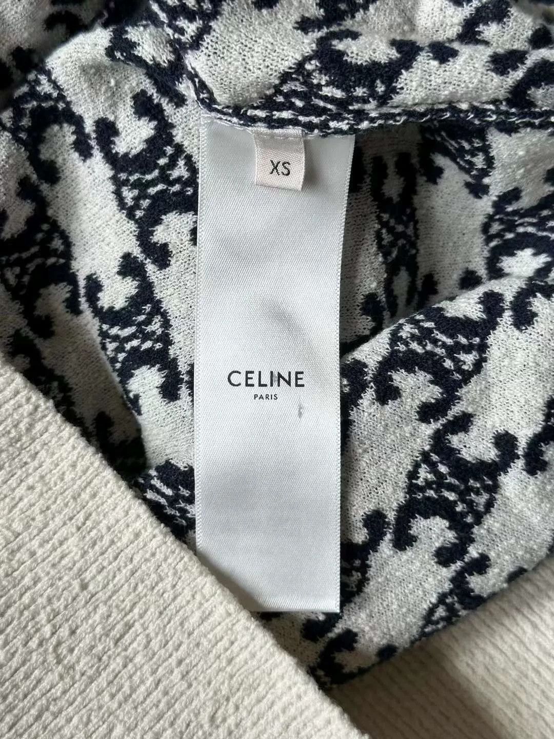 Celine celine logo print zip hooded jacket Size XS / US 0-2 / IT 36-38 - 4 Thumbnail