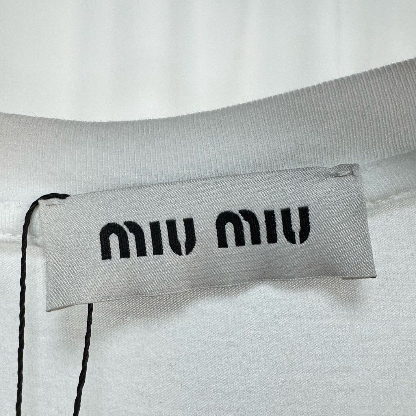 Miu Miu Miu Miu Long Sleeve White Embroidered Top Size XS / US 0-2 / IT 36-38 - 5 Thumbnail