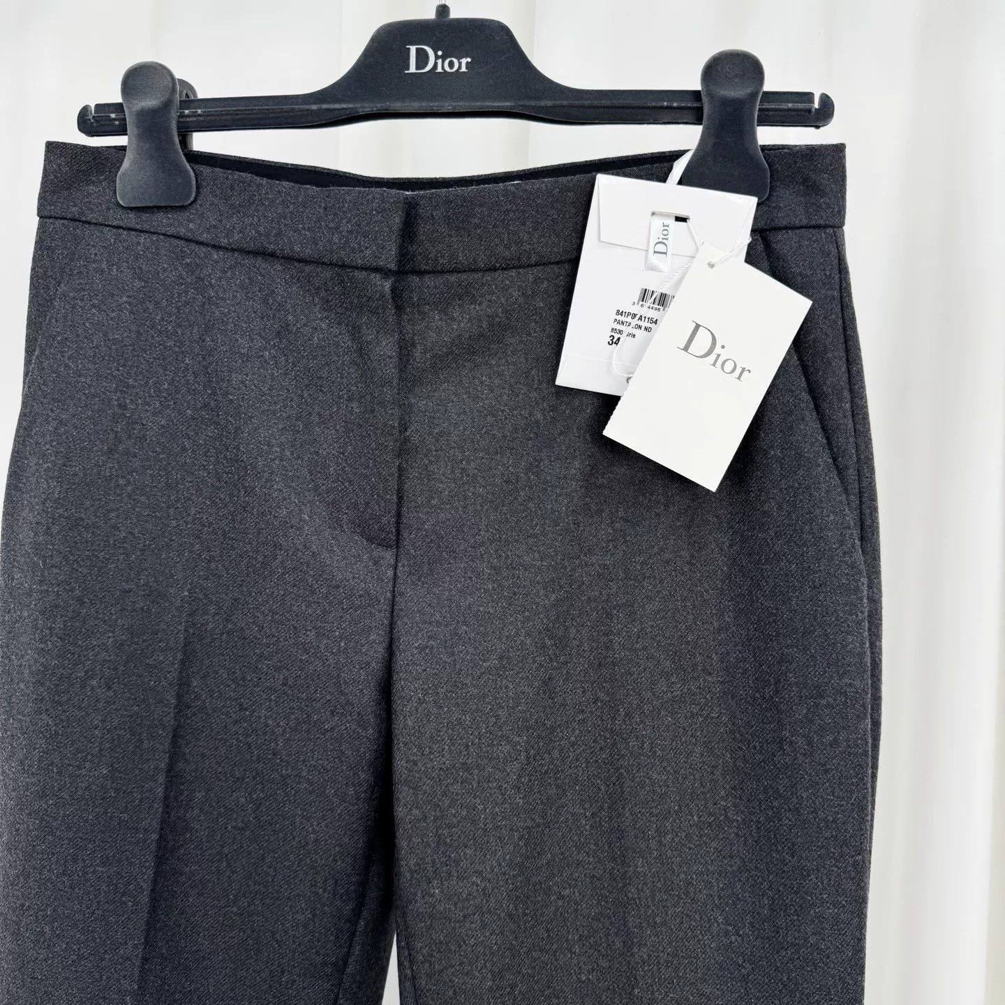 Dior Dior Gray Wool Suit Trousers for Men Size US 34 / EU 50 - 3 Thumbnail