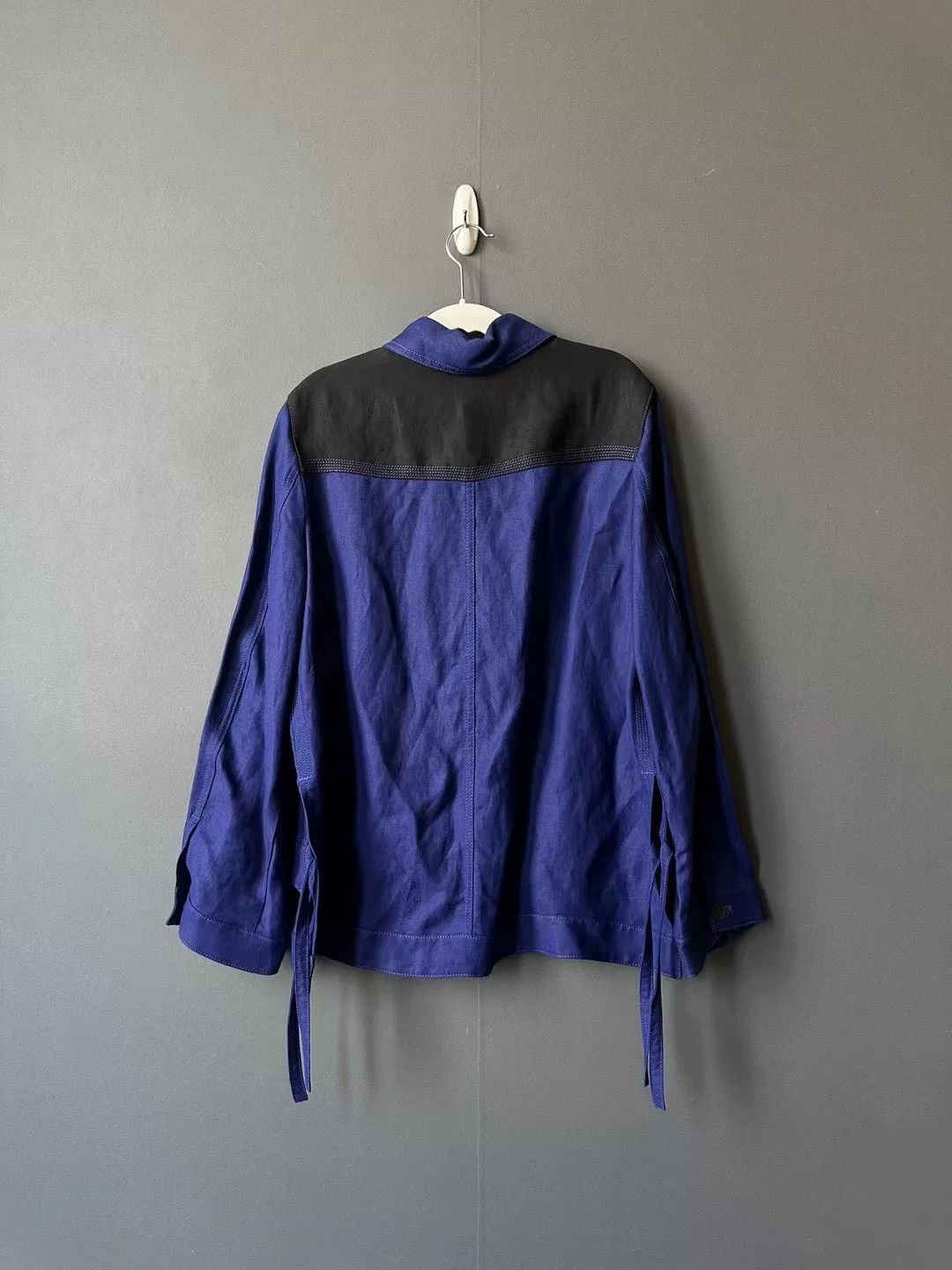 Loewe loewe purple leather label denim jacket Size US M / EU 48-50 / 2 - 2 Thumbnail
