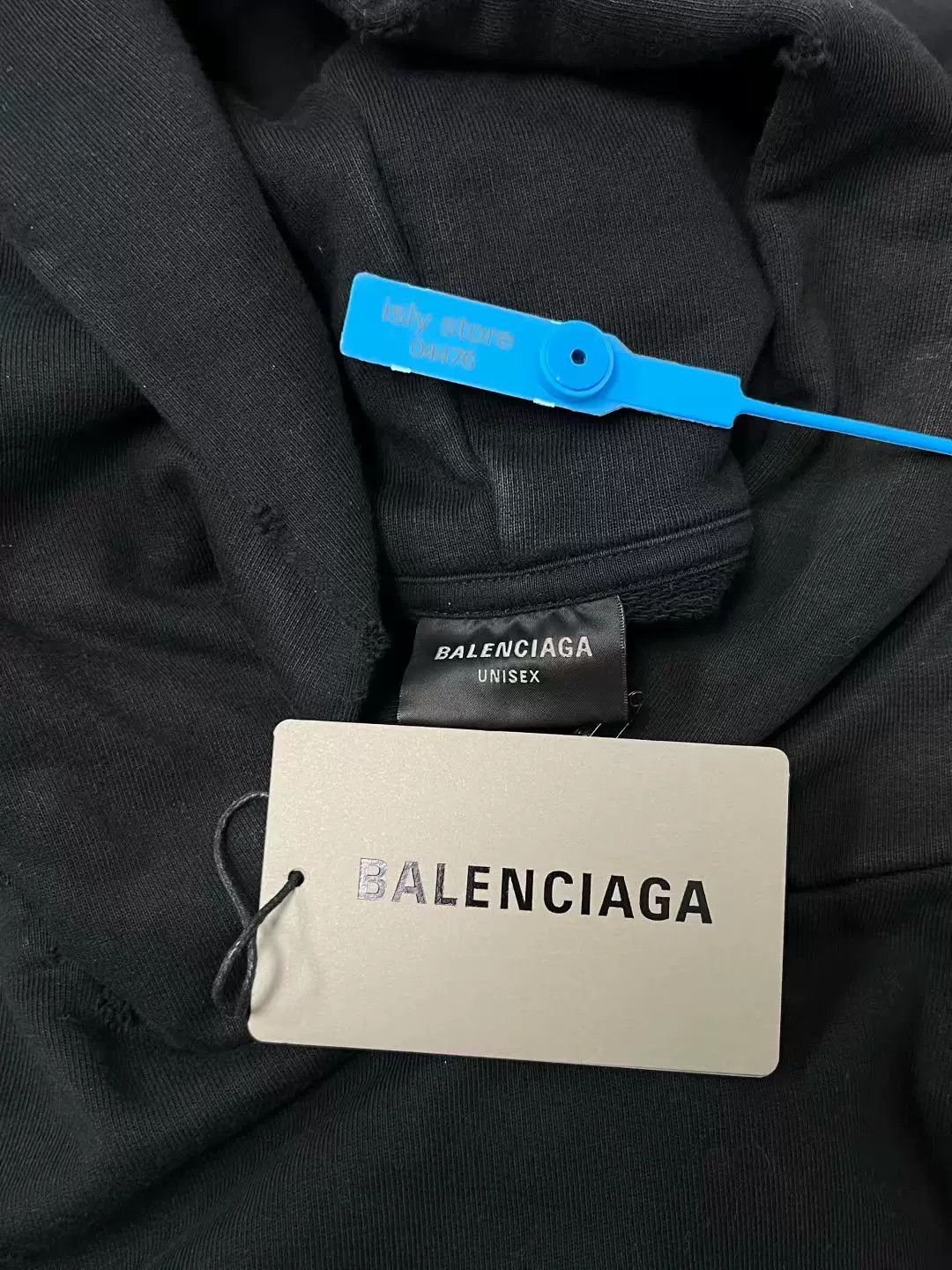 Balenciaga Balenciaga Black Hooded Sweatshirt with Logo Size US M / EU 48-50 / 2 - 4 Thumbnail