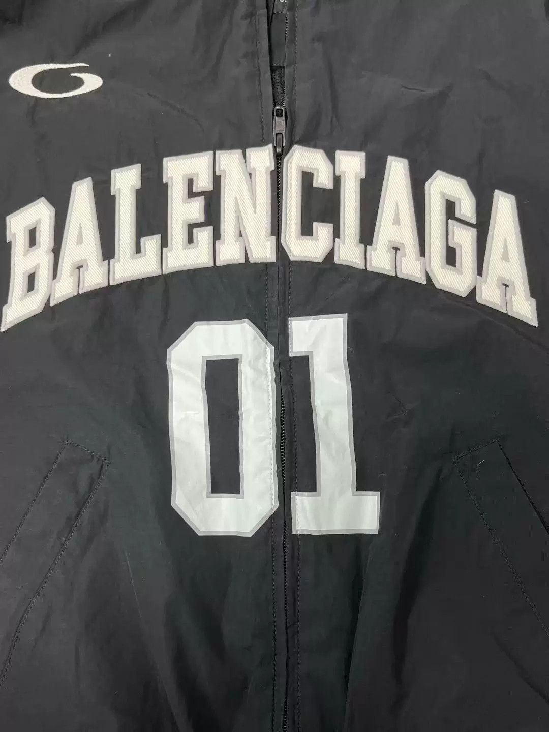 Balenciaga balenciaga basketball logo zip jacket black Size US XS / EU 42 / 0 - 2 Thumbnail