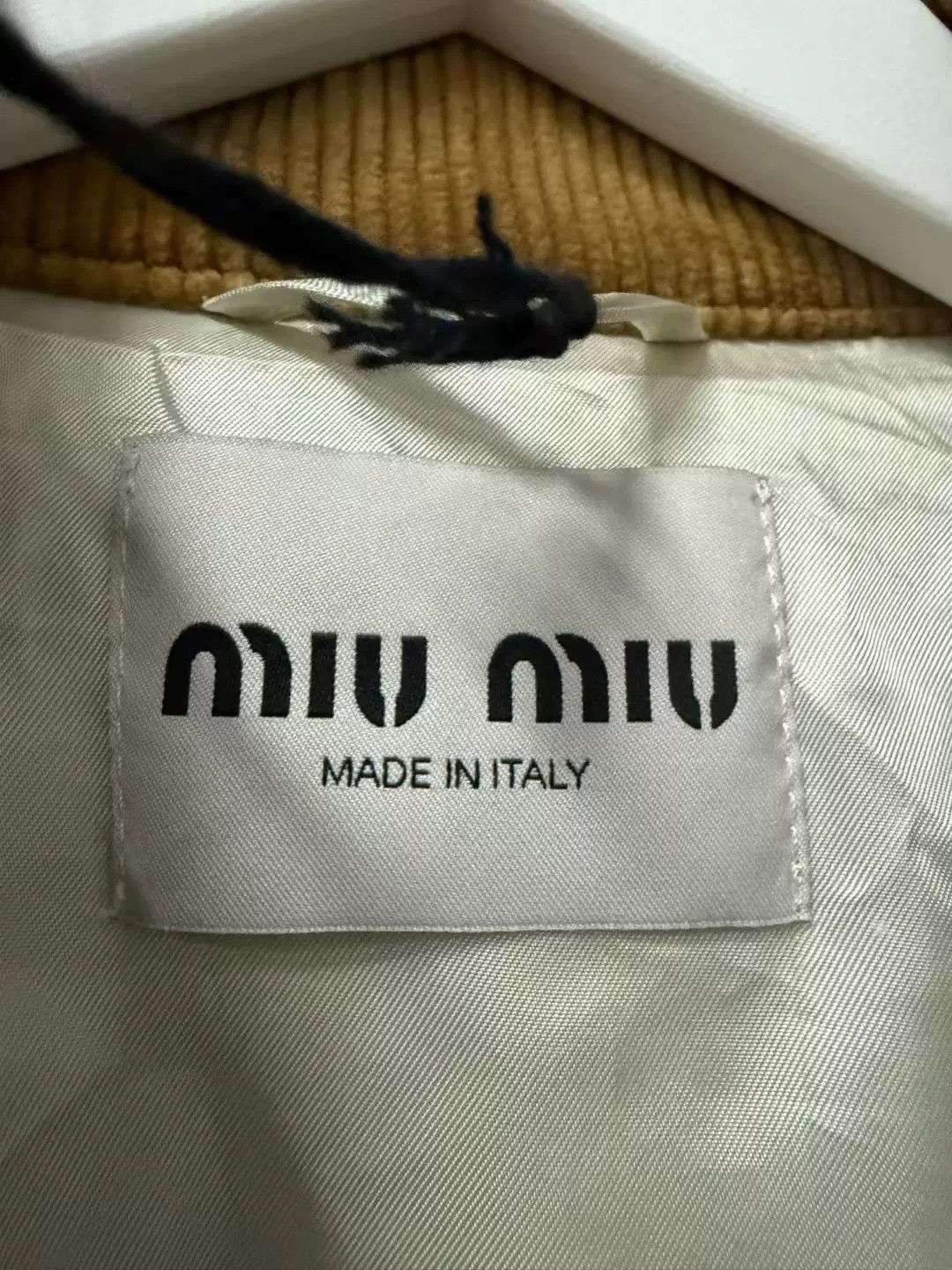 Miu Miu miumiu denim jacket with brown collar Size M / US 6-8 / IT 42-44 - 5 Thumbnail
