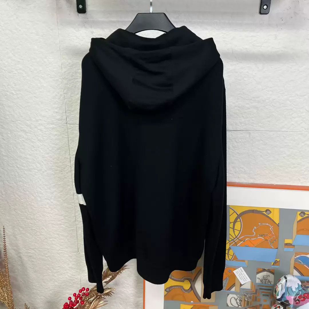 Moncler moncler black down knit hooded jacket Size US XXL / EU 58 / 5 - 3 Thumbnail