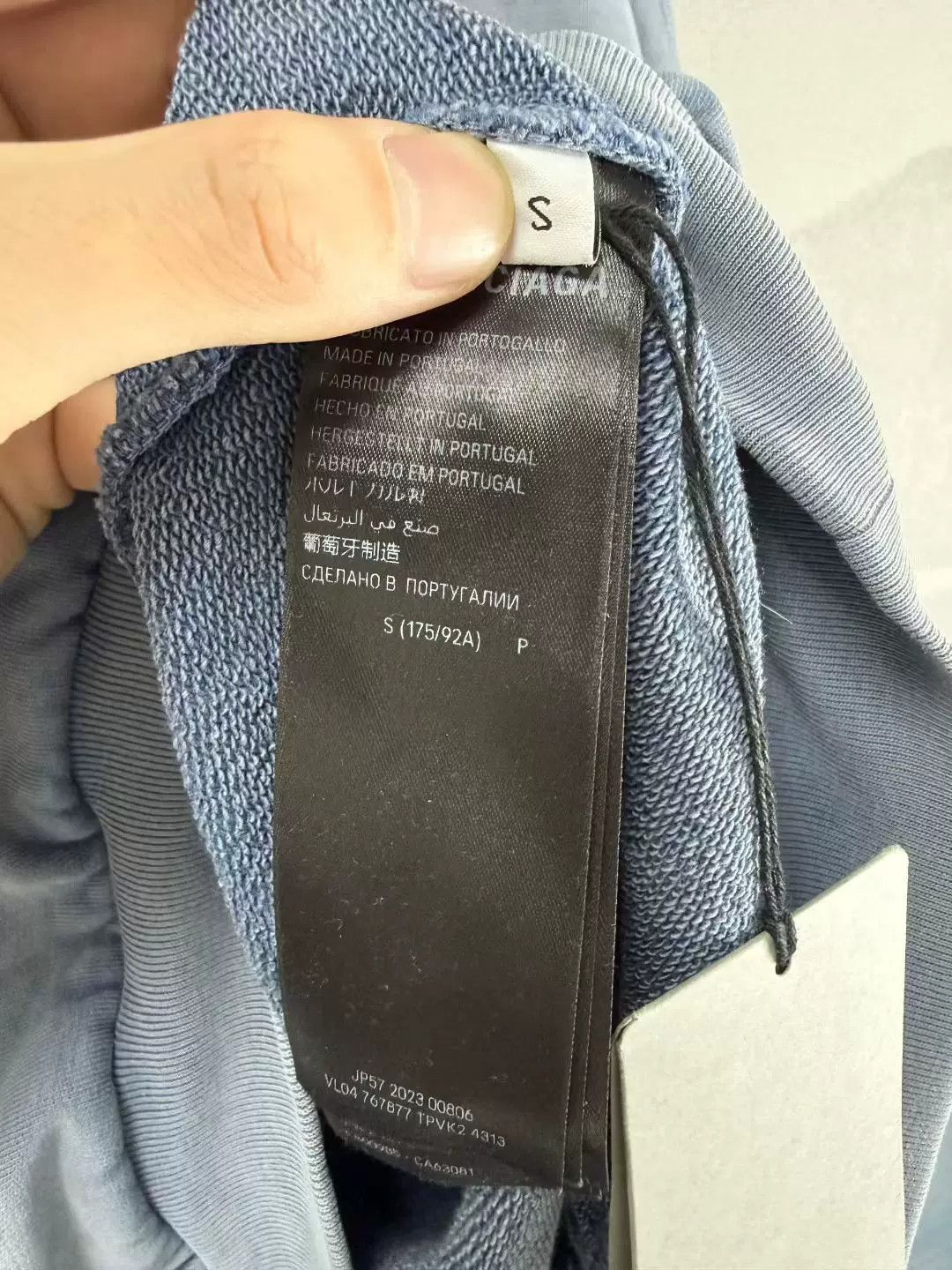 Balenciaga balenciaga vintage gray hoodie with embroidery Size US S / EU 44-46 / 1 - 4 Thumbnail