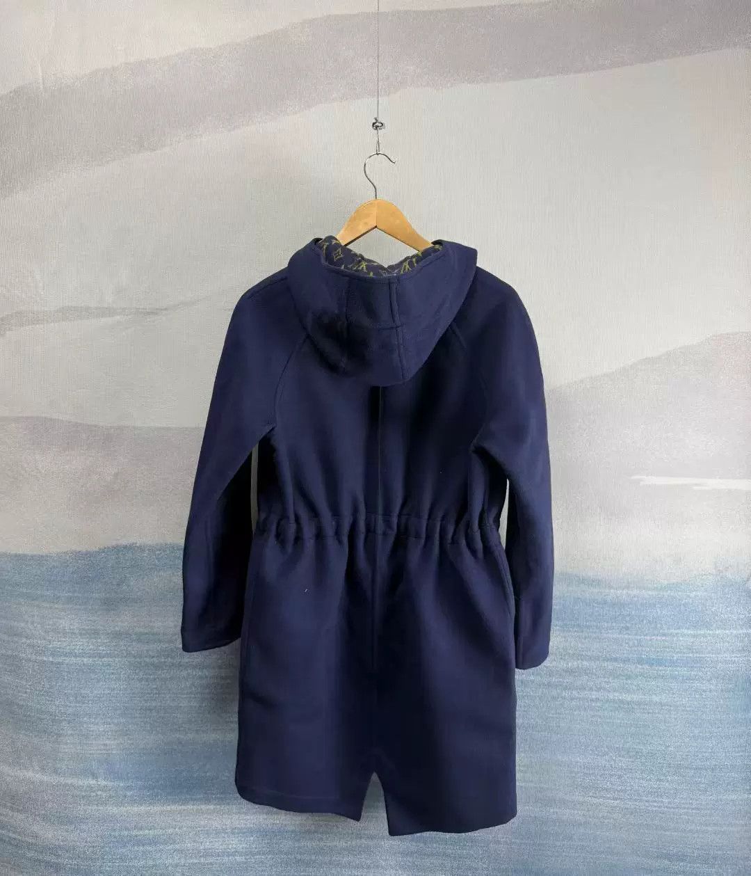 Louis Vuitton Louis Vuitton Blue Wool Coat Size 34 Size S / US 4 / IT 40 - 3 Thumbnail