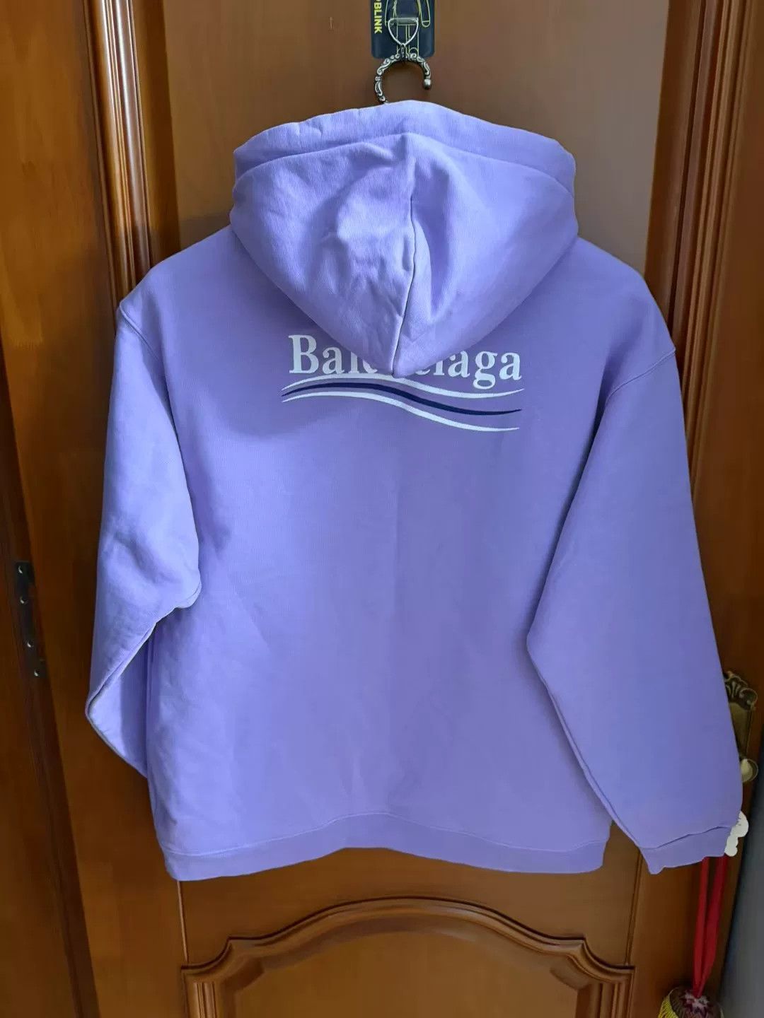 Balenciaga balenciaga purple logo embroidered sweatshirt xs Size US XS / EU 42 / 0 - 3 Thumbnail