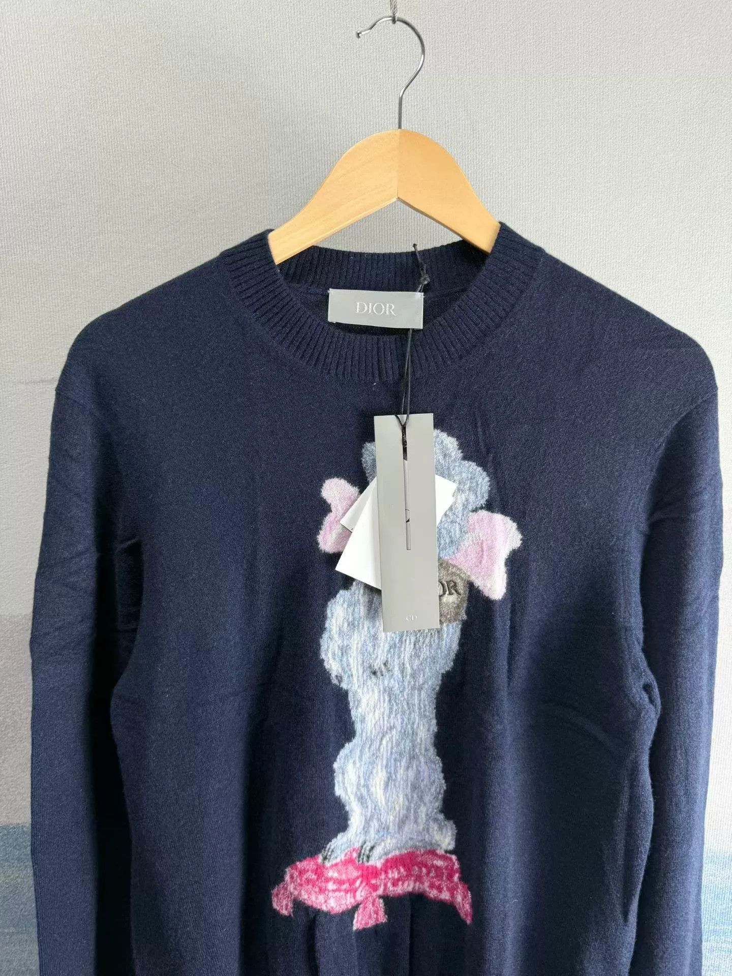 Dior Dior Cartoon Bear Cashmere Sweater M Size Size US M / EU 48-50 / 2 - 2 Thumbnail